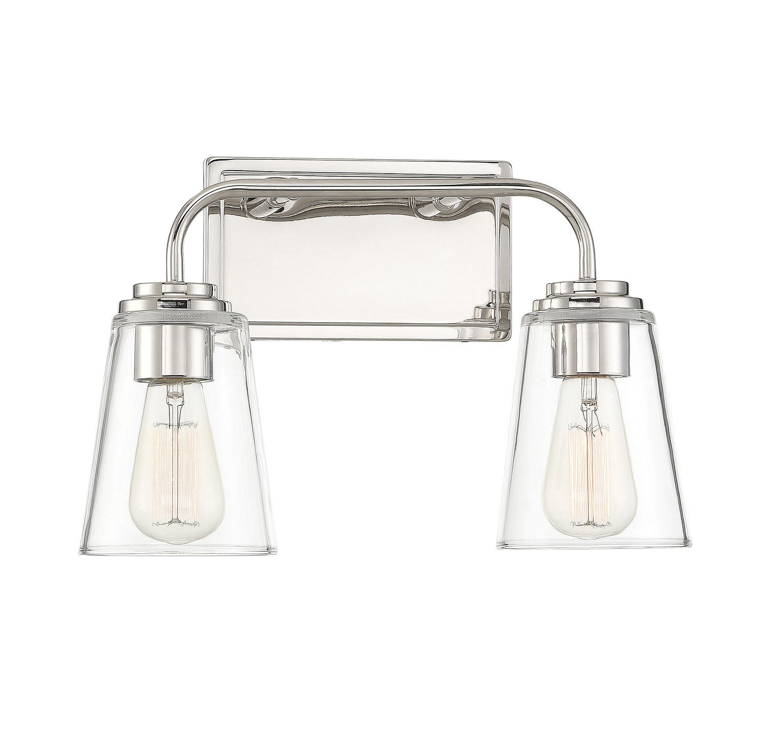 Meridian - M80043PN - Two Light Bathroom Vanity Light - Mbath - Polished Nickel