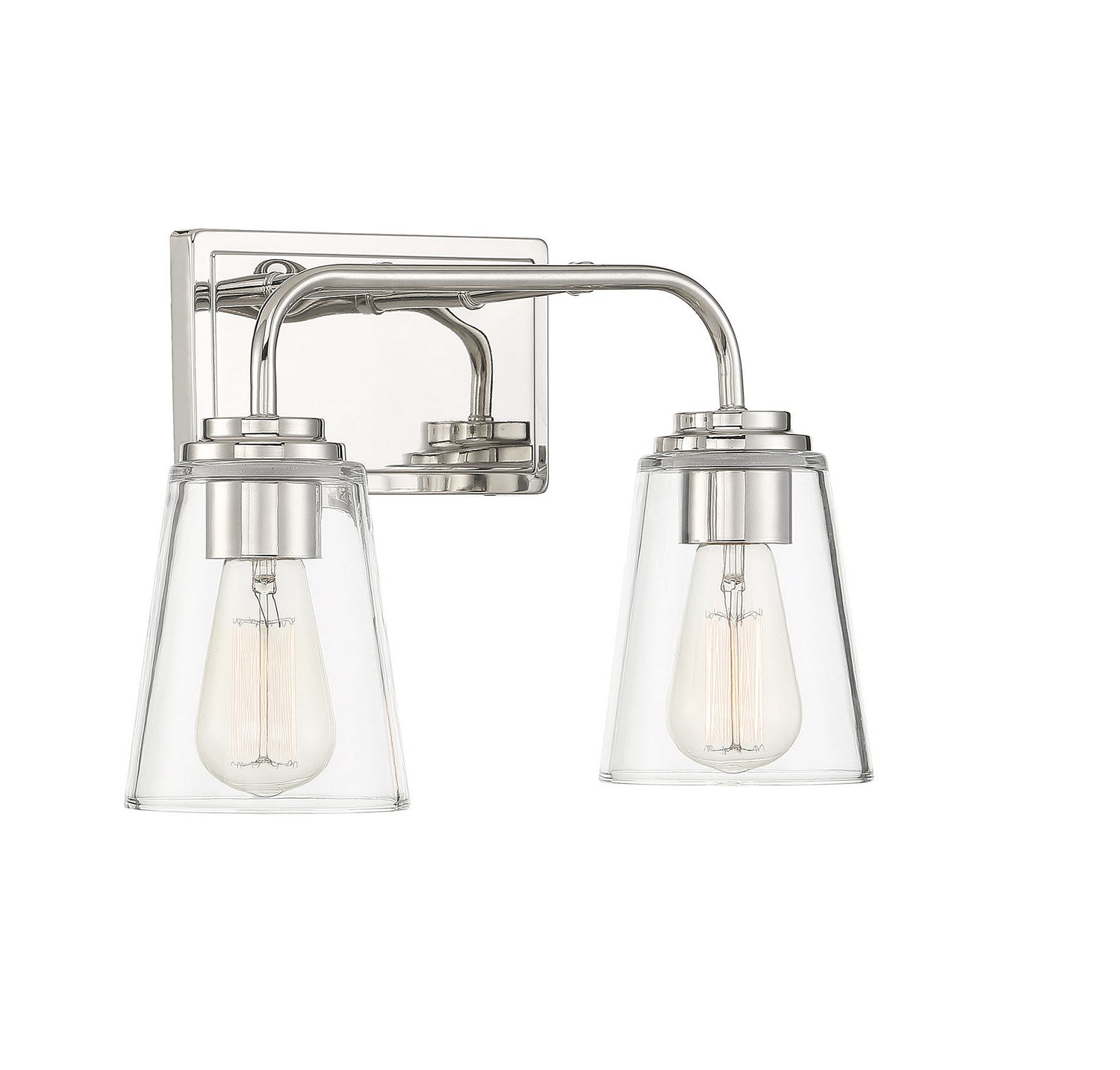 Meridian - M80043PN - Two Light Bathroom Vanity Light - Mbath - Polished Nickel