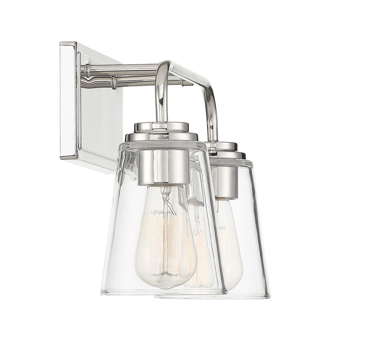 Meridian - M80043PN - Two Light Bathroom Vanity Light - Mbath - Polished Nickel