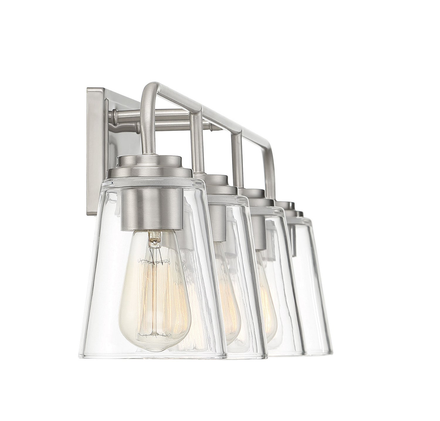 Meridian - M80045BN - Four Light Bathroom Vanity Light - Mbath - Brushed Nickel