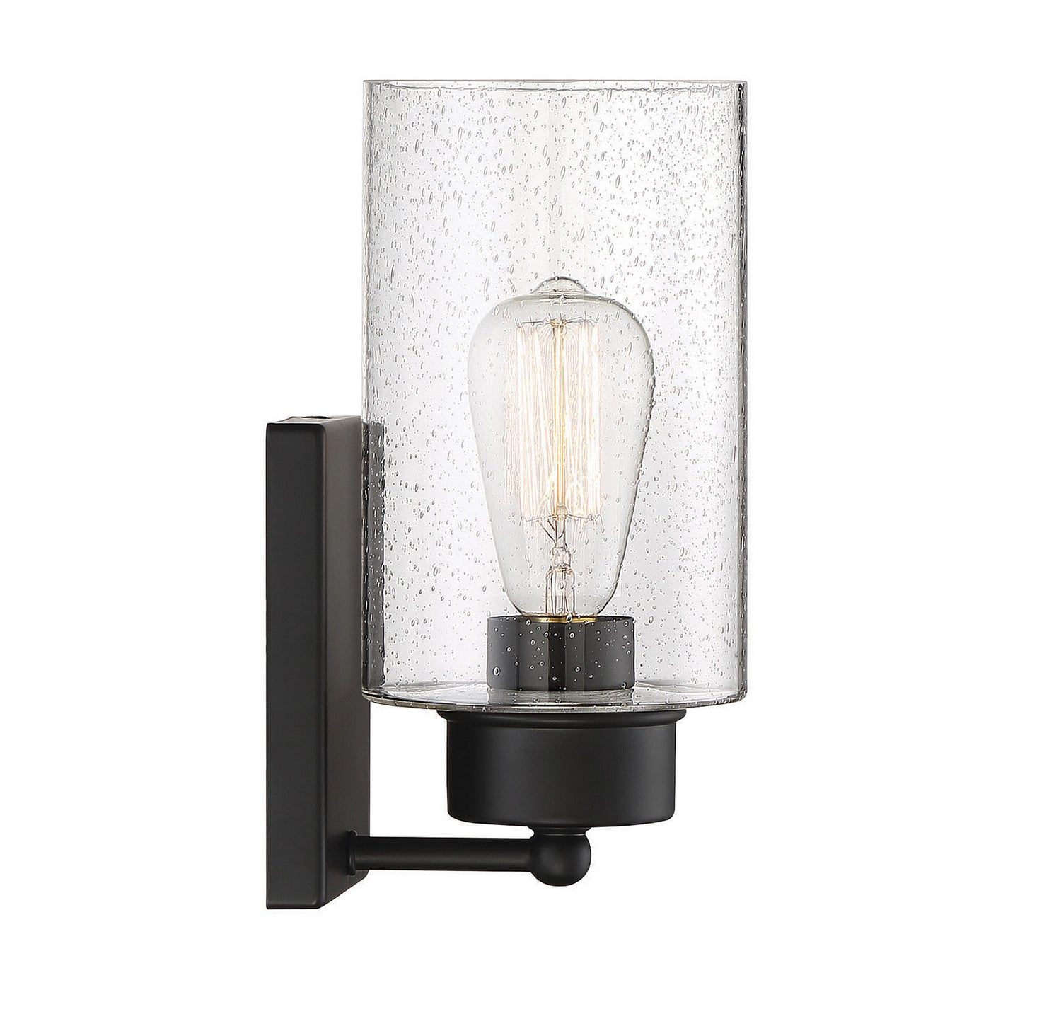Meridian - M90013MBK - One Light Wall Sconce - Mscon - Matte Black