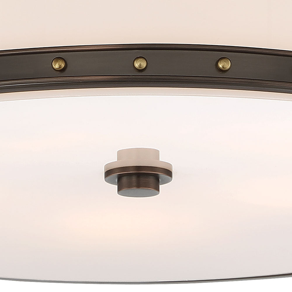 Minka-Lavery - 1827-103-L - LED Flush Mount - Harvard Court Bronze W/Liberty