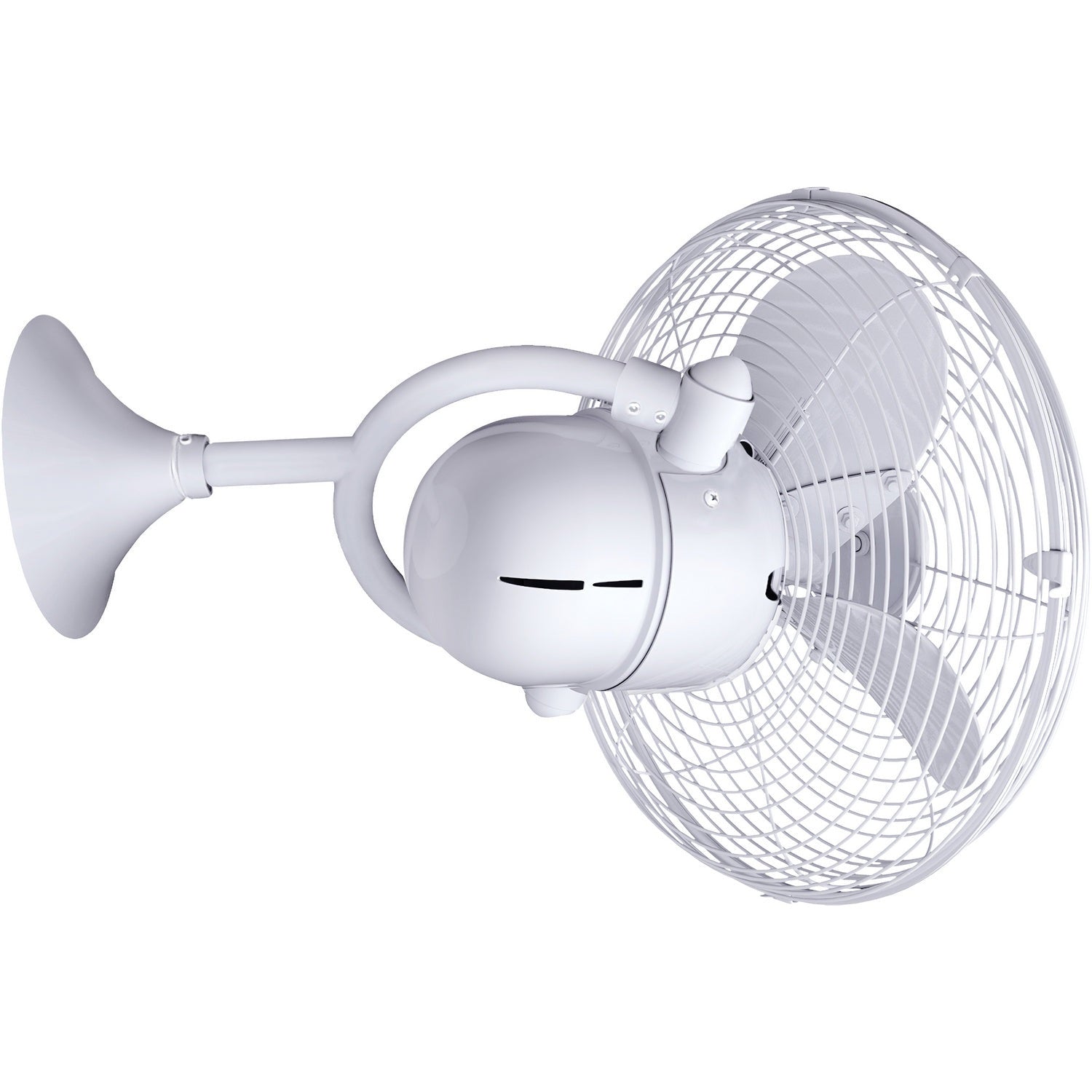 Matthews Fan Company - KC-WH - 13"Wall Fan - Kaye - Gloss White