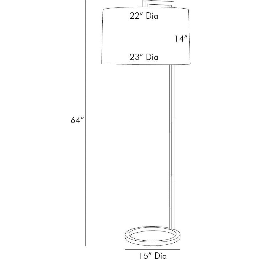 Arteriors - 79171-956 - One Light Floor Lamp - Belden - Bronze