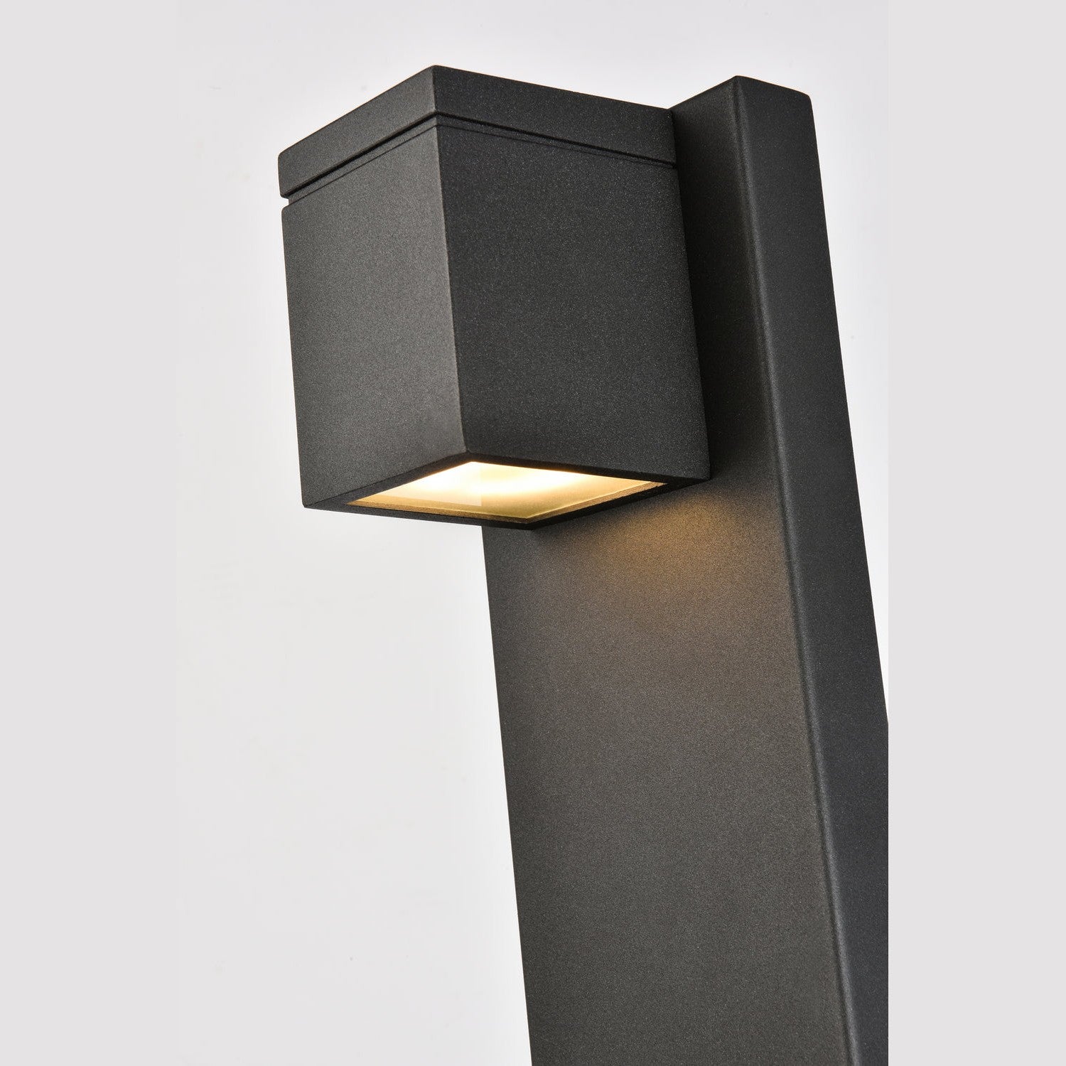 Elegant Lighting - LDOD4007BK - LED Outdoor Wall Lamp - Raine - black