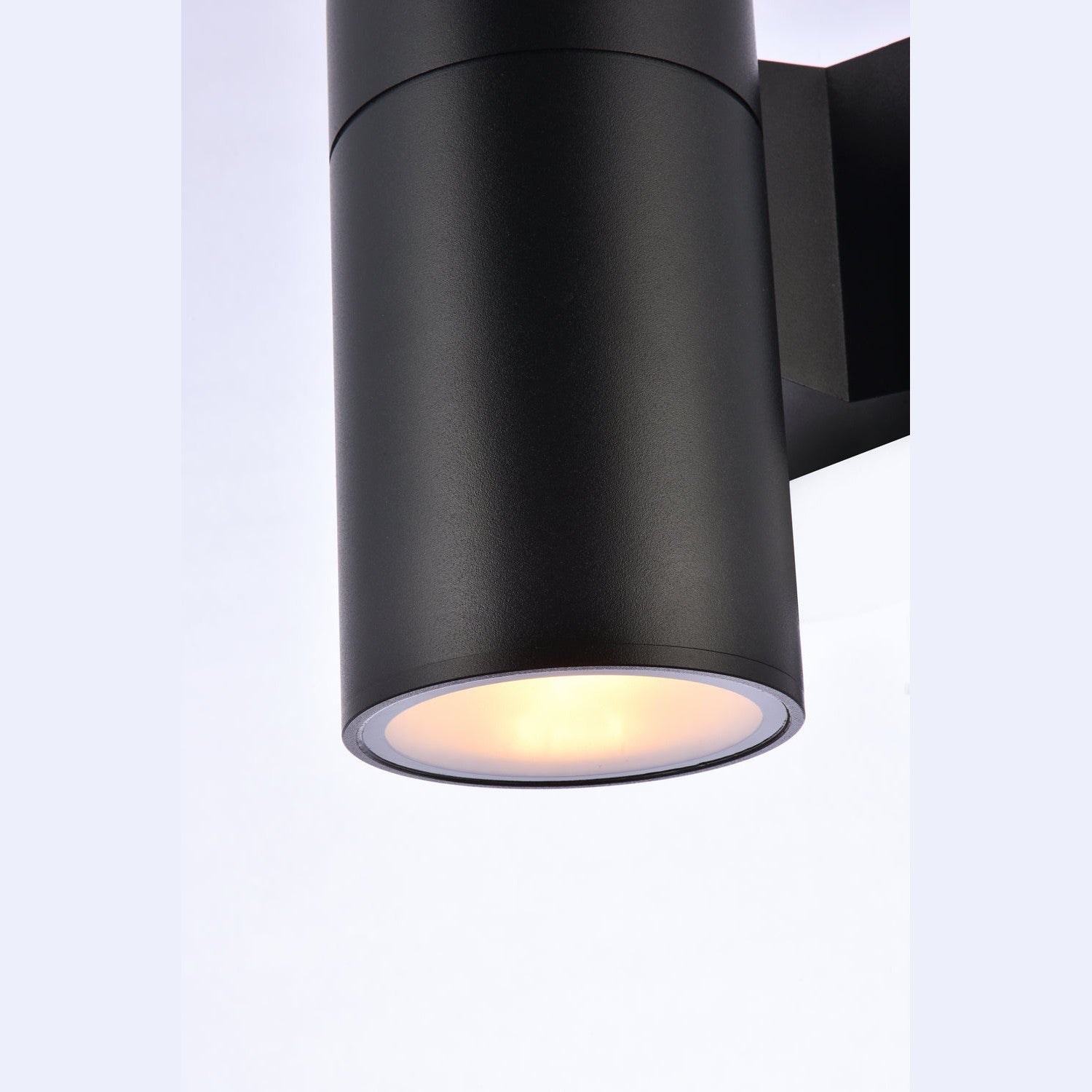 Elegant Lighting - LDOD4039BK - LED Outdoor Wall Lamp - Raine - black