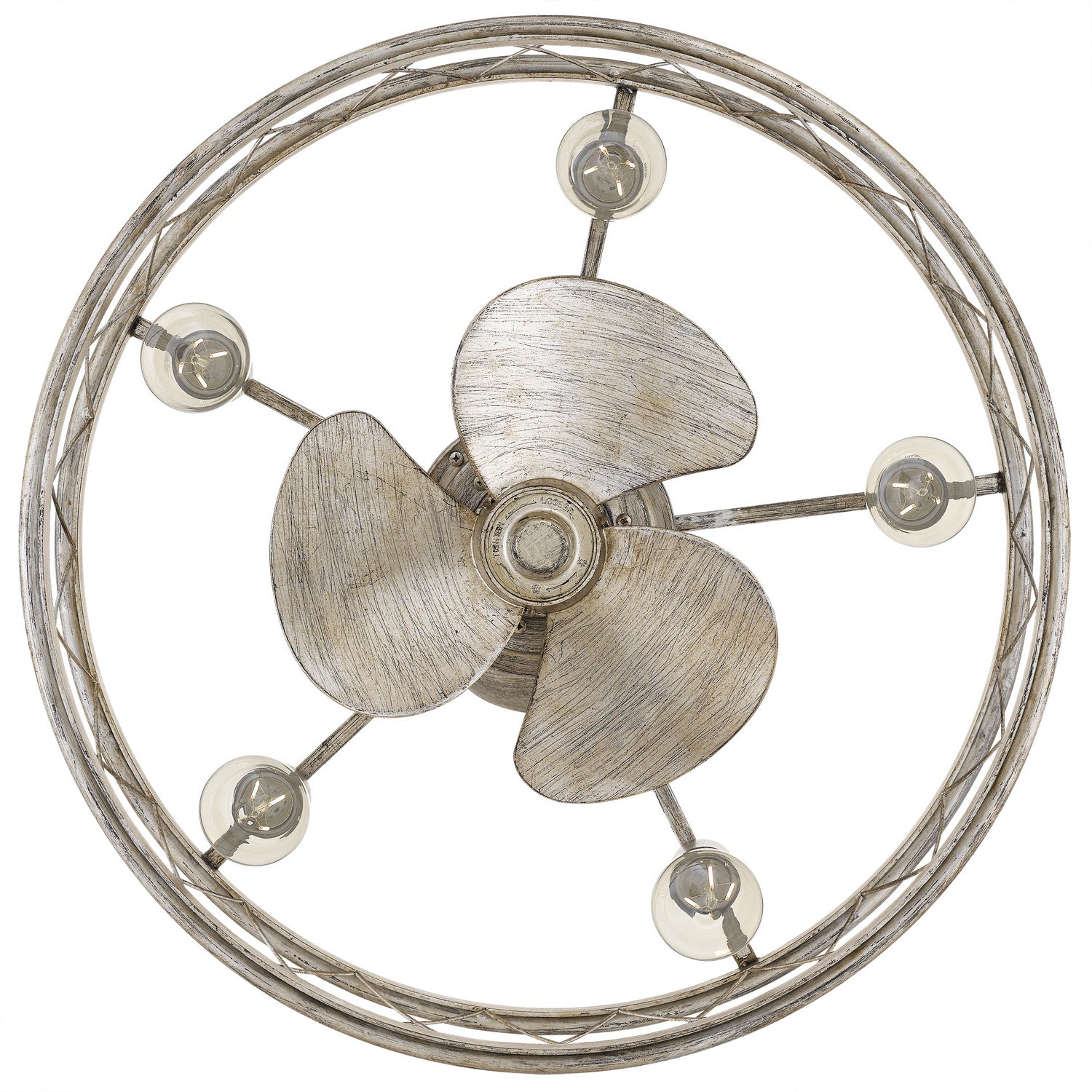 Quoizel - RDY3122CS - Five Light Fandelier - Dury - Century Silver Leaf