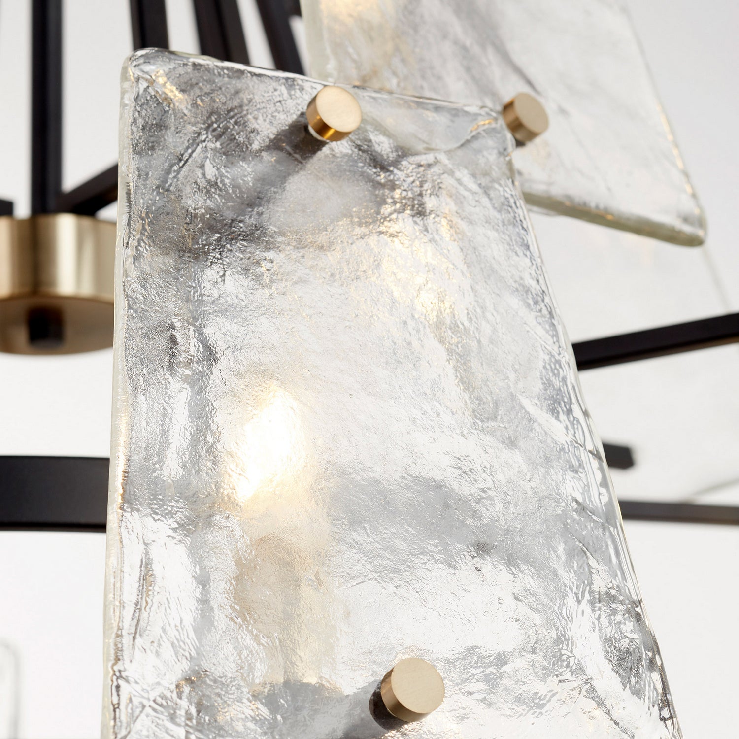 Quorum - 637-12-69 - 12 Light Chandelier - Tioga - Textured Black w/ Aged Brass