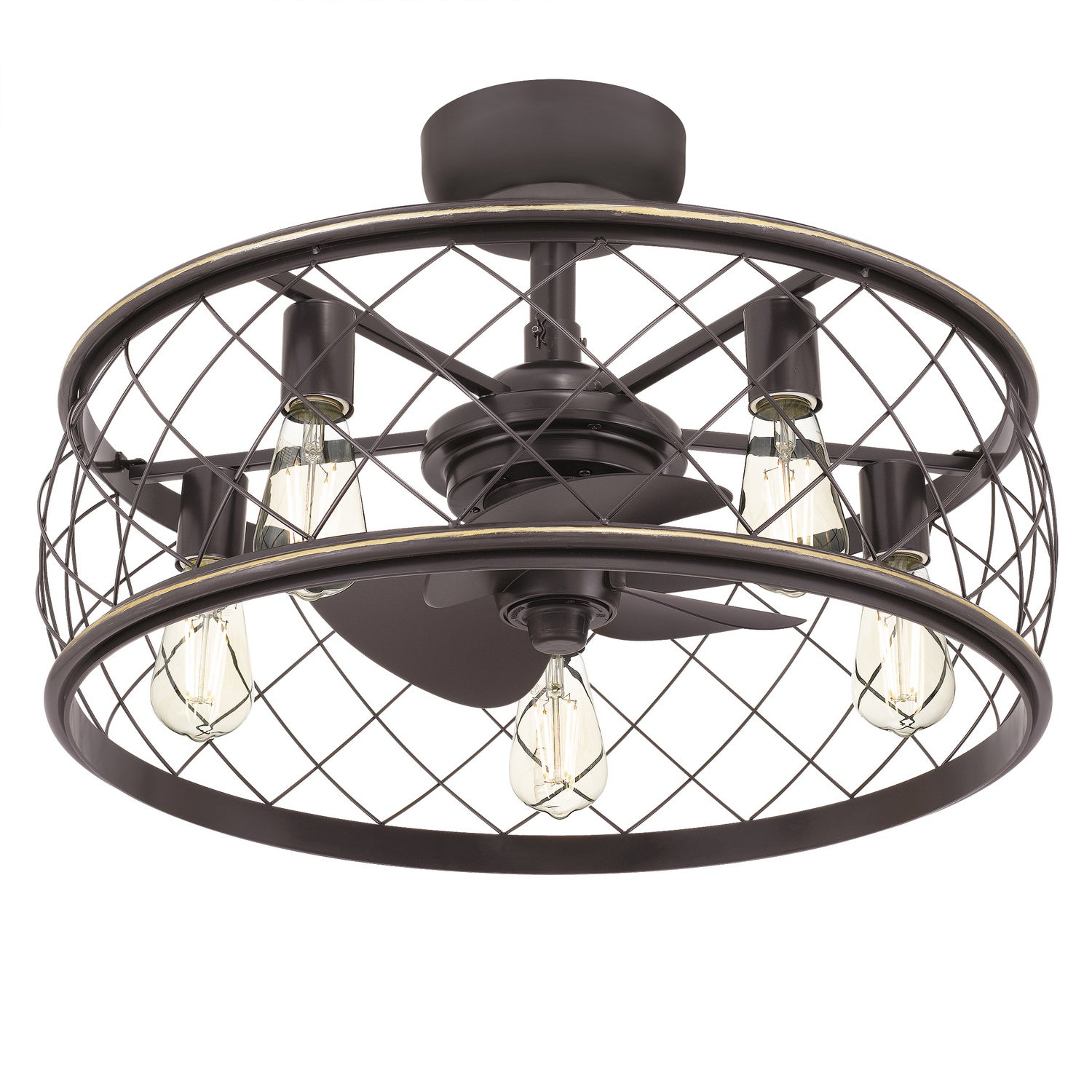 Quoizel - RDY3122PN - Five Light Fandelier - Dury - Palladian Bronze