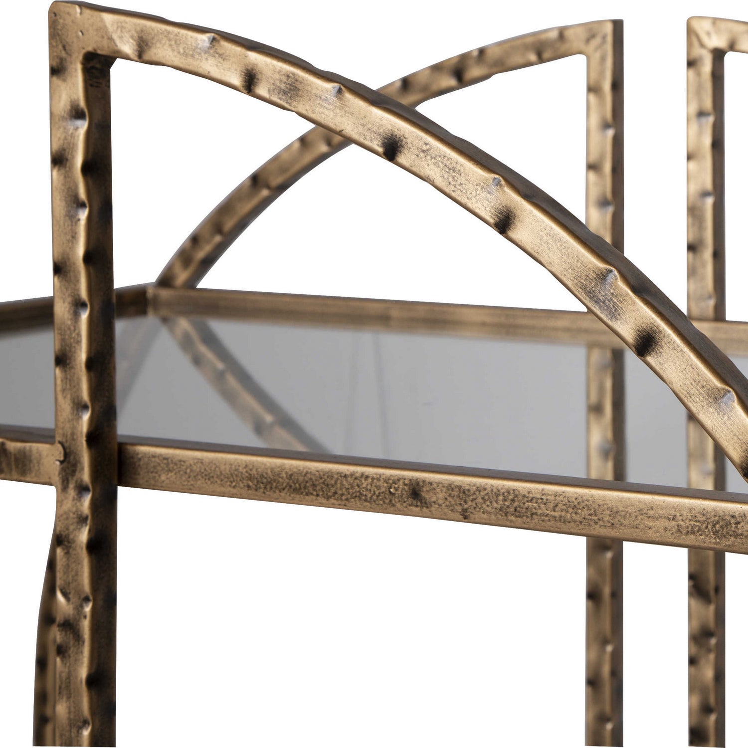 Uttermost - 25065 - Bar Cart - Zelina - Antique Gold