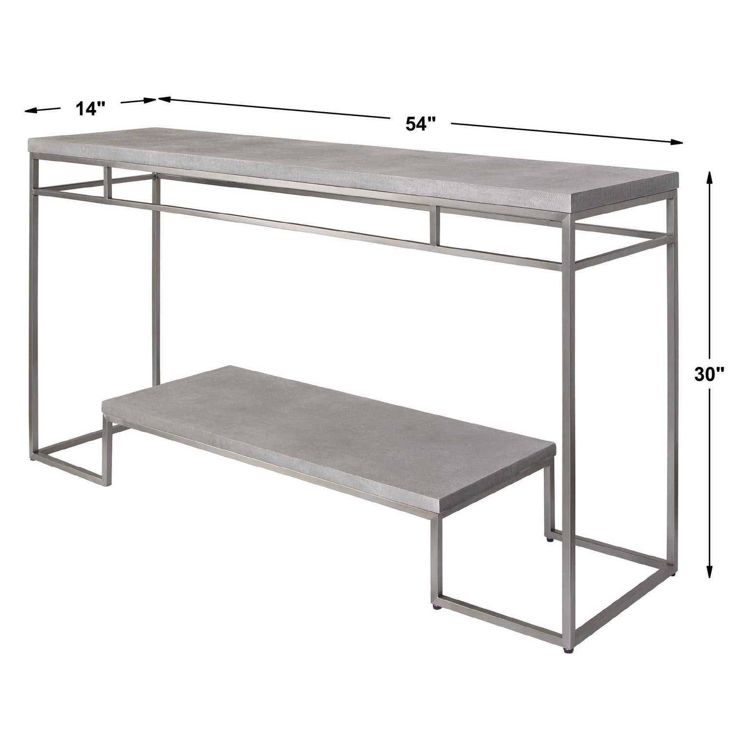 Uttermost - 25399 - Console Table - Clea - Stainless Steel