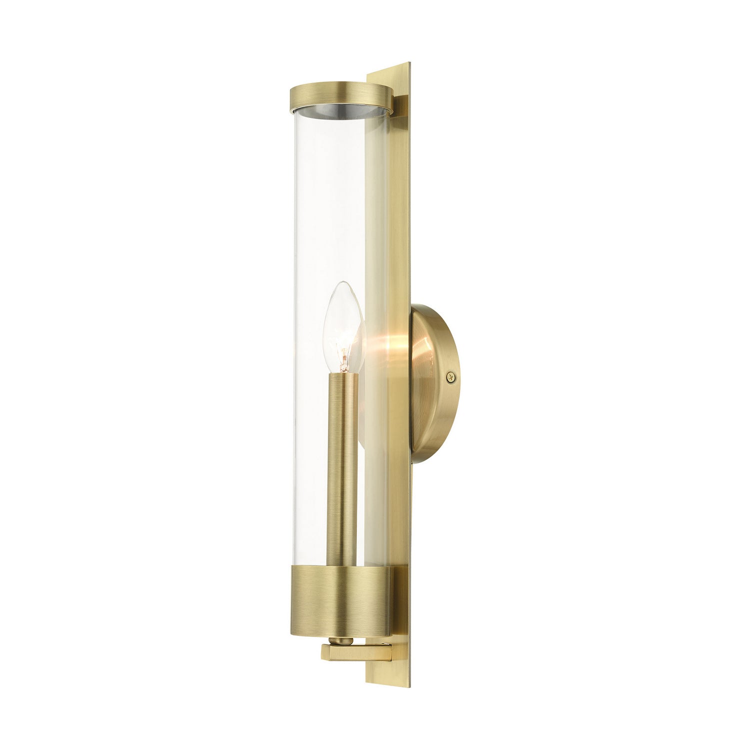Livex Lighting - 10142-01 - One Light Wall Sconce - Castleton - Antique Brass
