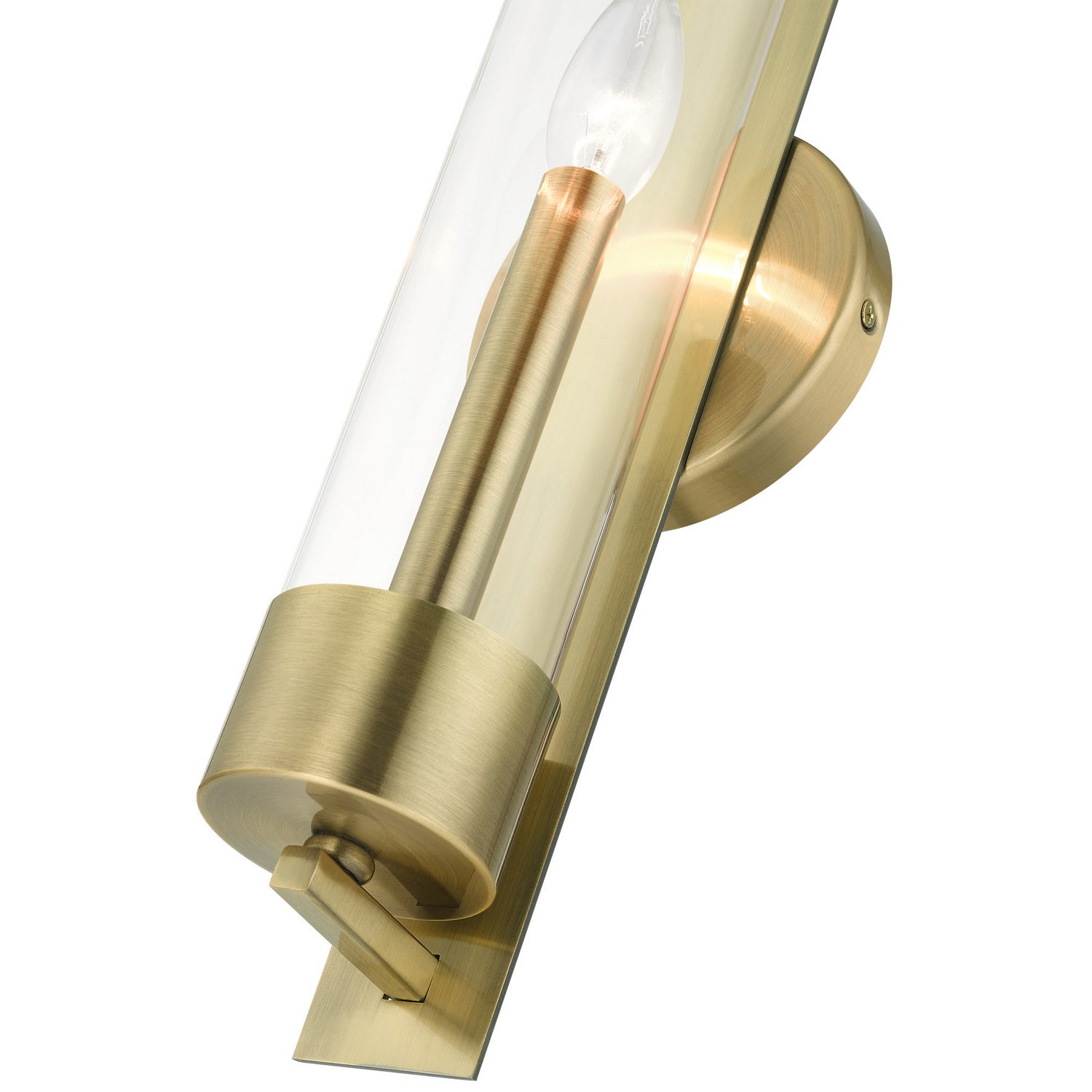 Livex Lighting - 10142-01 - One Light Wall Sconce - Castleton - Antique Brass