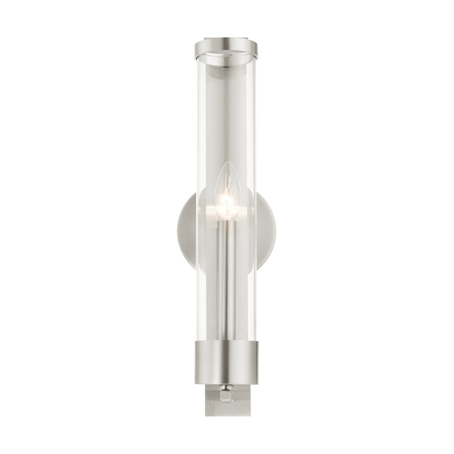 Livex Lighting - 10142-91 - One Light Wall Sconce - Castleton - Brushed Nickel