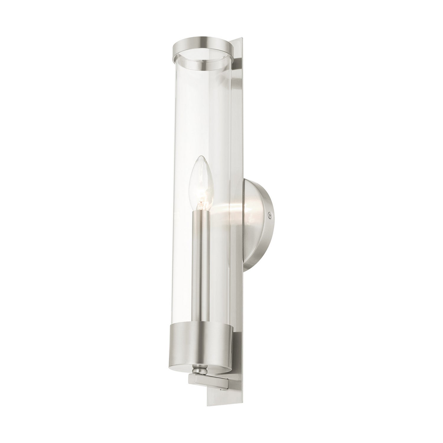 Livex Lighting - 10142-91 - One Light Wall Sconce - Castleton - Brushed Nickel