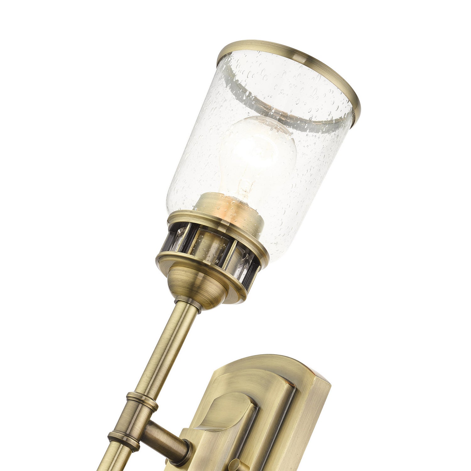 Livex Lighting - 10511-01 - One Light Wall Sconce - Lawrenceville - Antique Brass