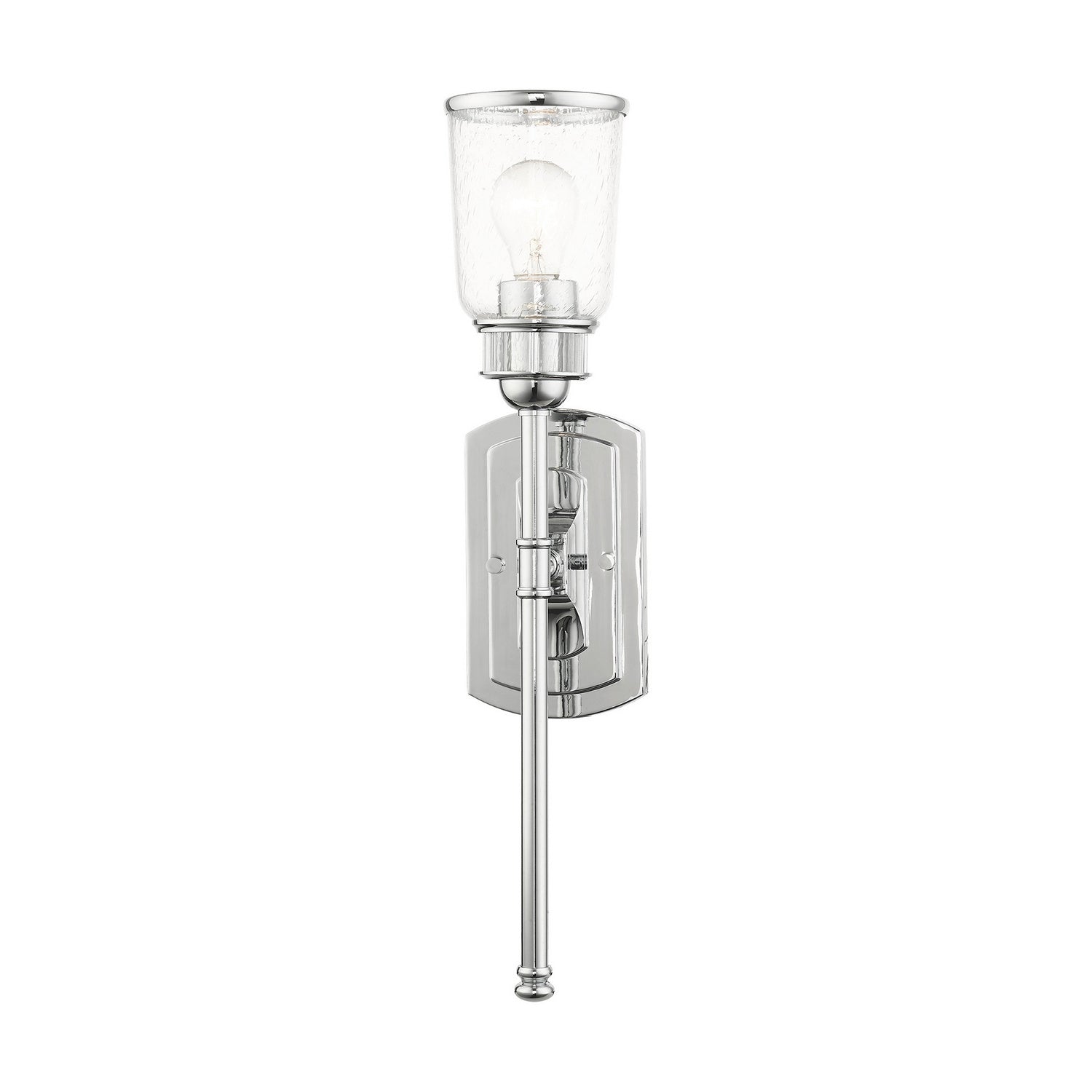 Livex Lighting - 10511-05 - One Light Wall Sconce - Lawrenceville - Polished Chrome