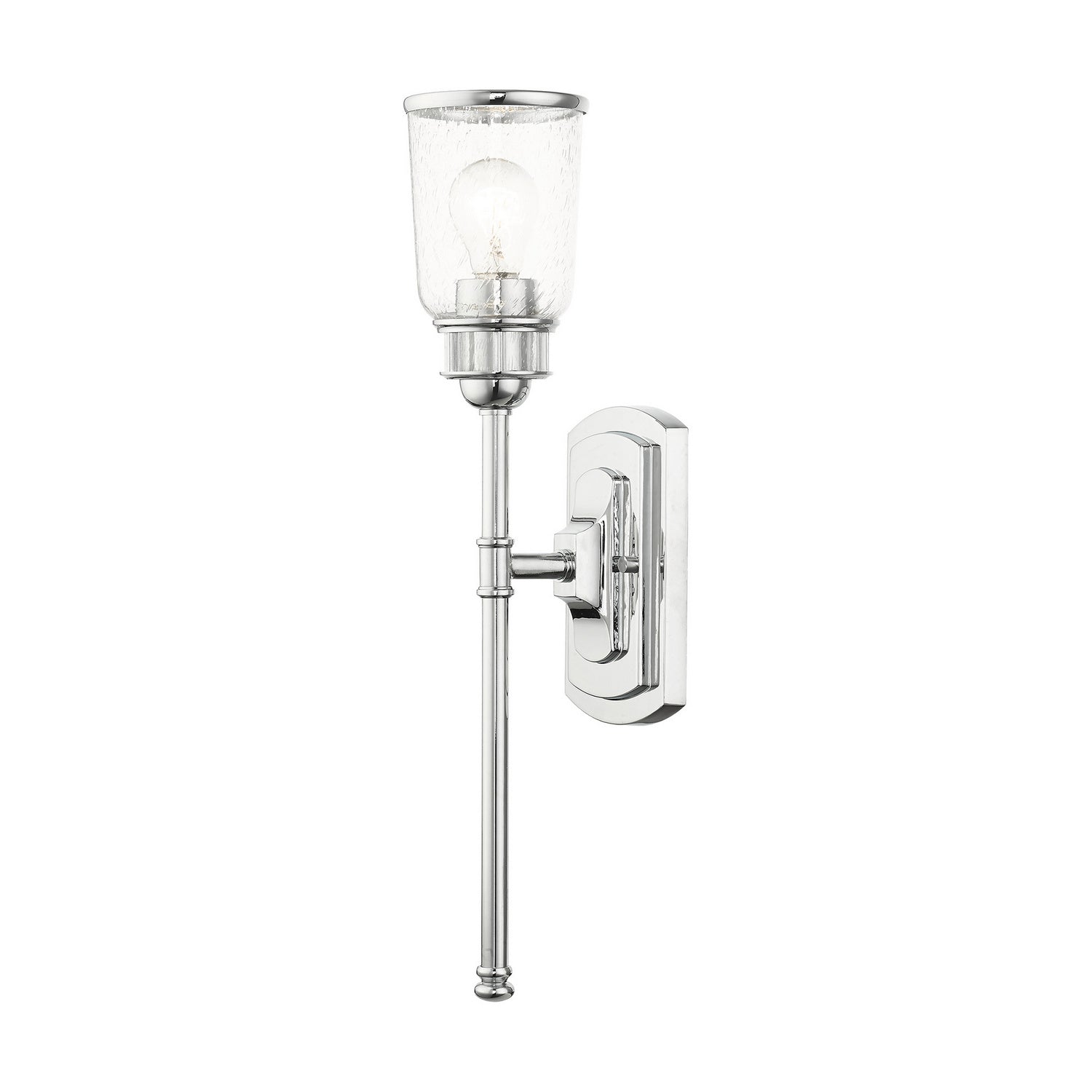 Livex Lighting - 10511-05 - One Light Wall Sconce - Lawrenceville - Polished Chrome