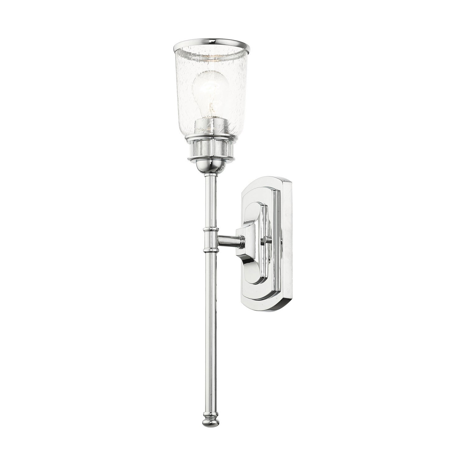 Livex Lighting - 10511-05 - One Light Wall Sconce - Lawrenceville - Polished Chrome