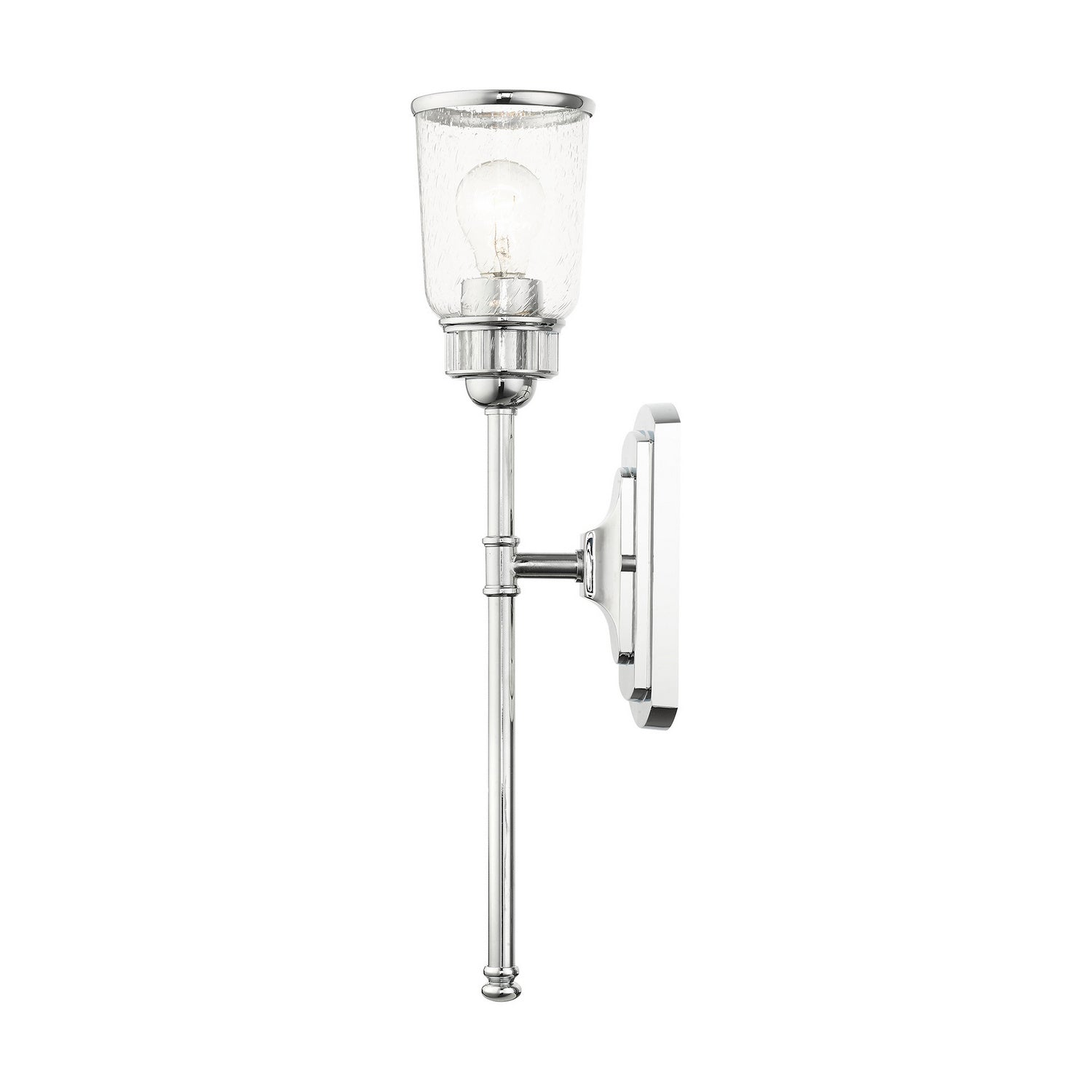 Livex Lighting - 10511-05 - One Light Wall Sconce - Lawrenceville - Polished Chrome