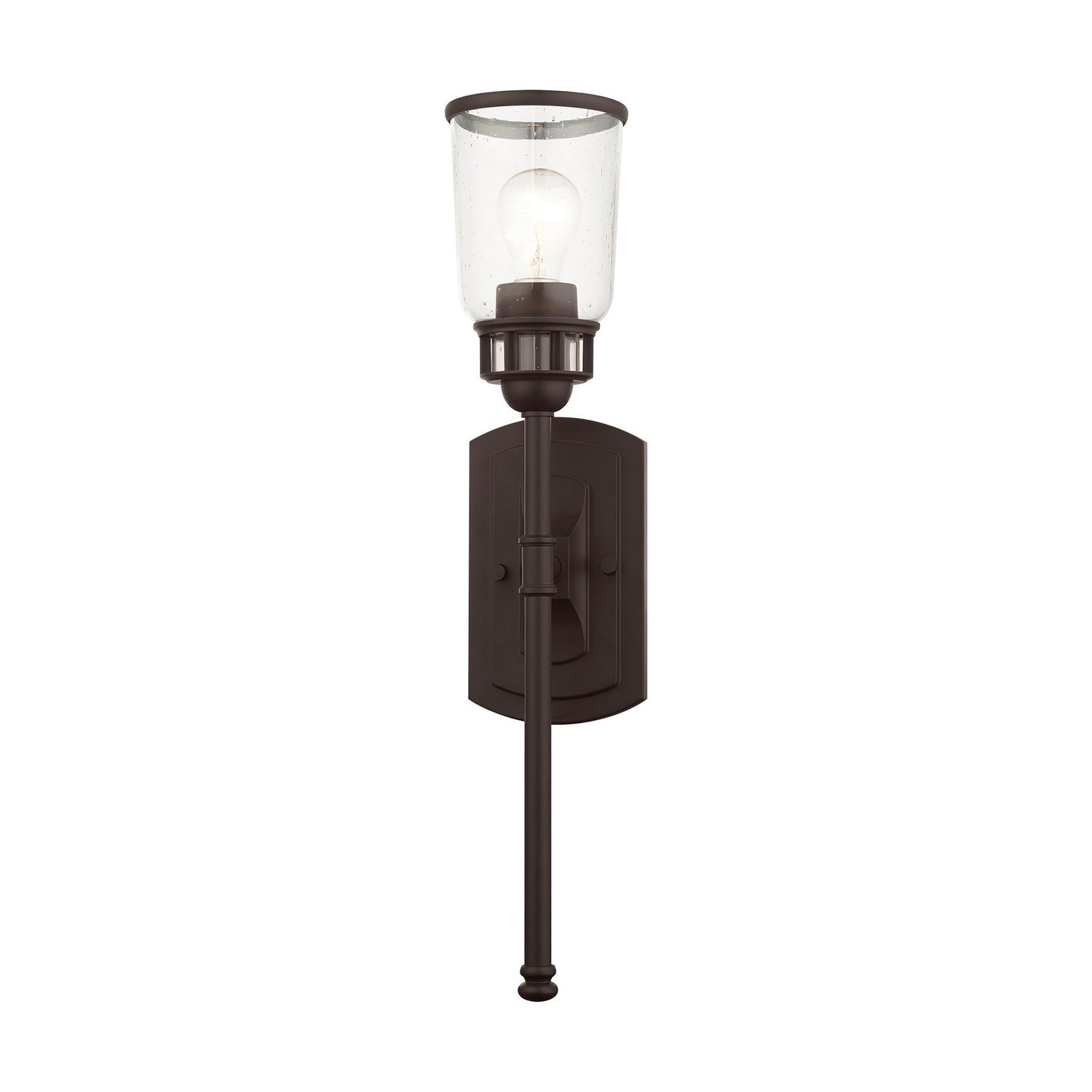 Livex Lighting - 10511-07 - One Light Wall Sconce - Lawrenceville - Bronze