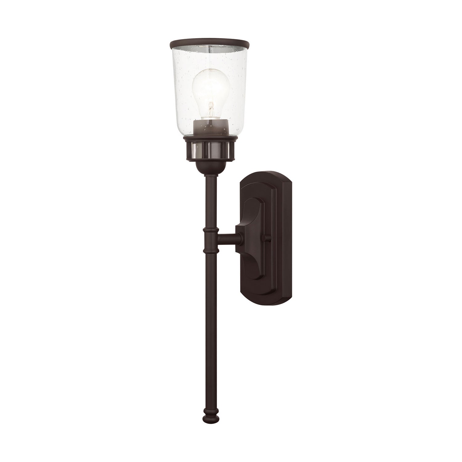 Livex Lighting - 10511-07 - One Light Wall Sconce - Lawrenceville - Bronze