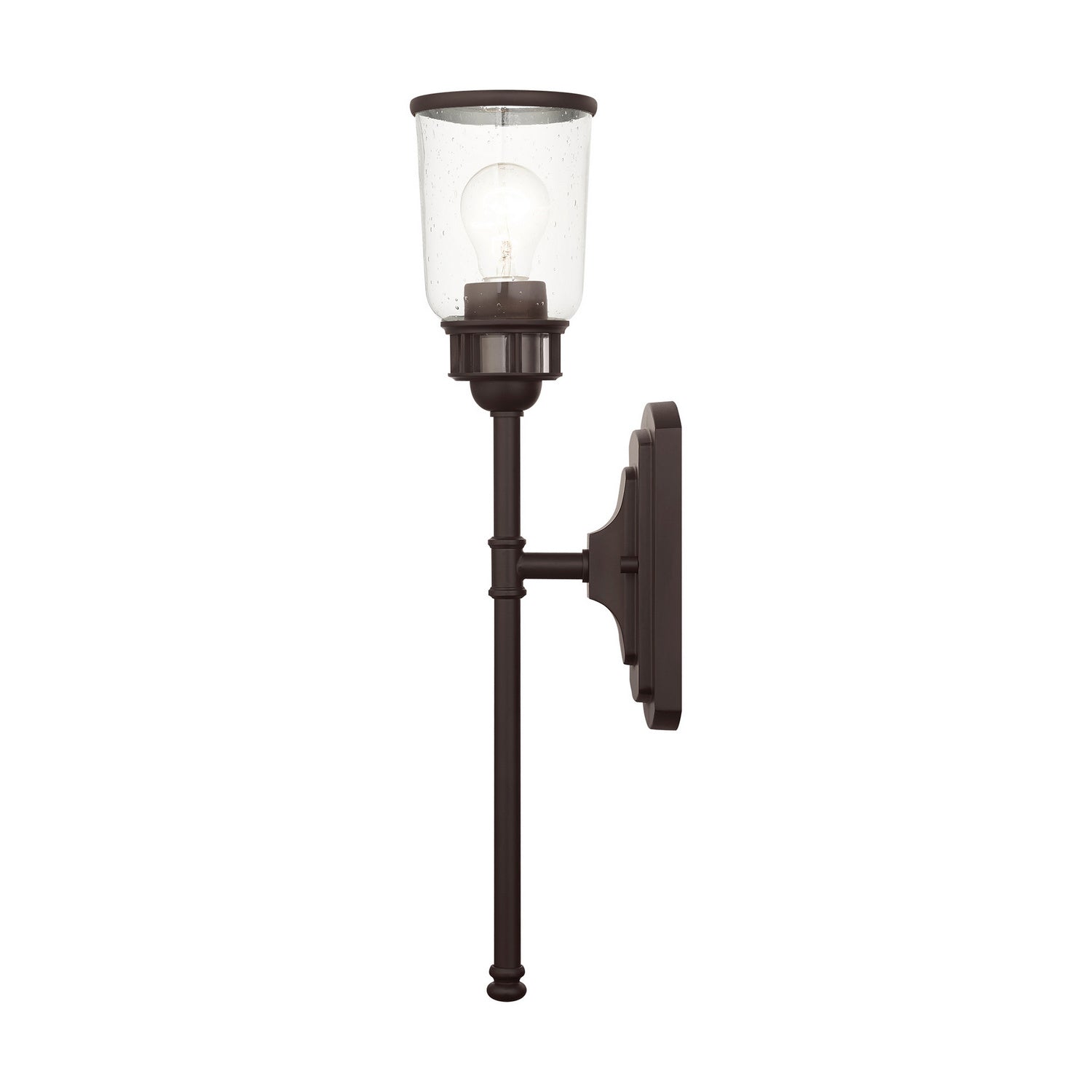 Livex Lighting - 10511-07 - One Light Wall Sconce - Lawrenceville - Bronze