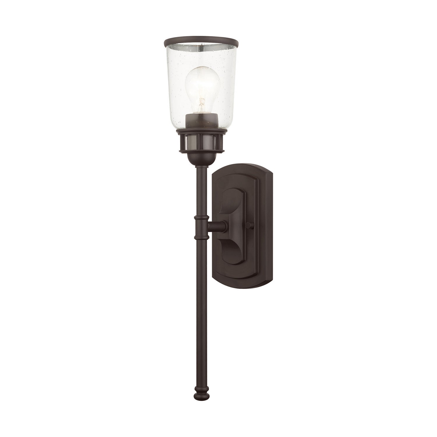 Livex Lighting - 10511-07 - One Light Wall Sconce - Lawrenceville - Bronze
