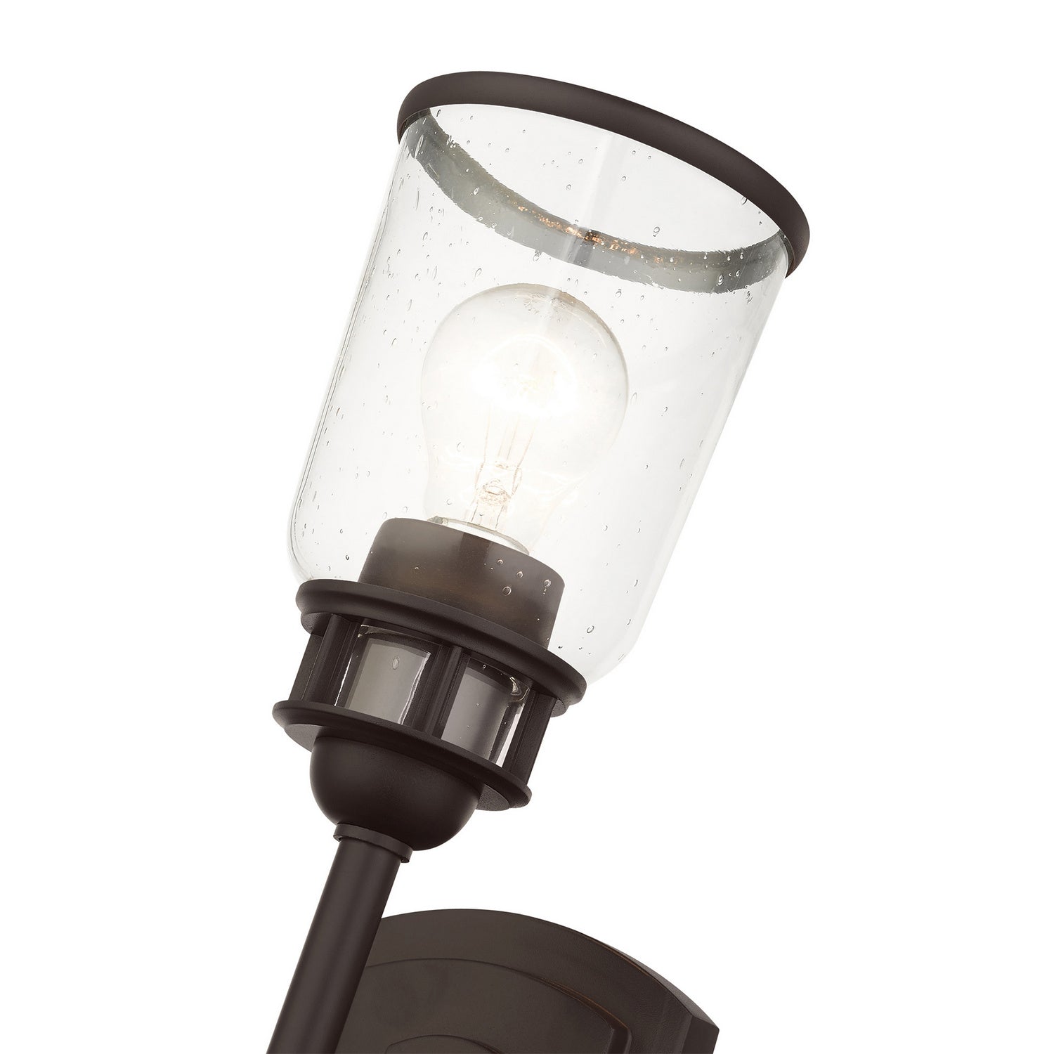 Livex Lighting - 10511-07 - One Light Wall Sconce - Lawrenceville - Bronze