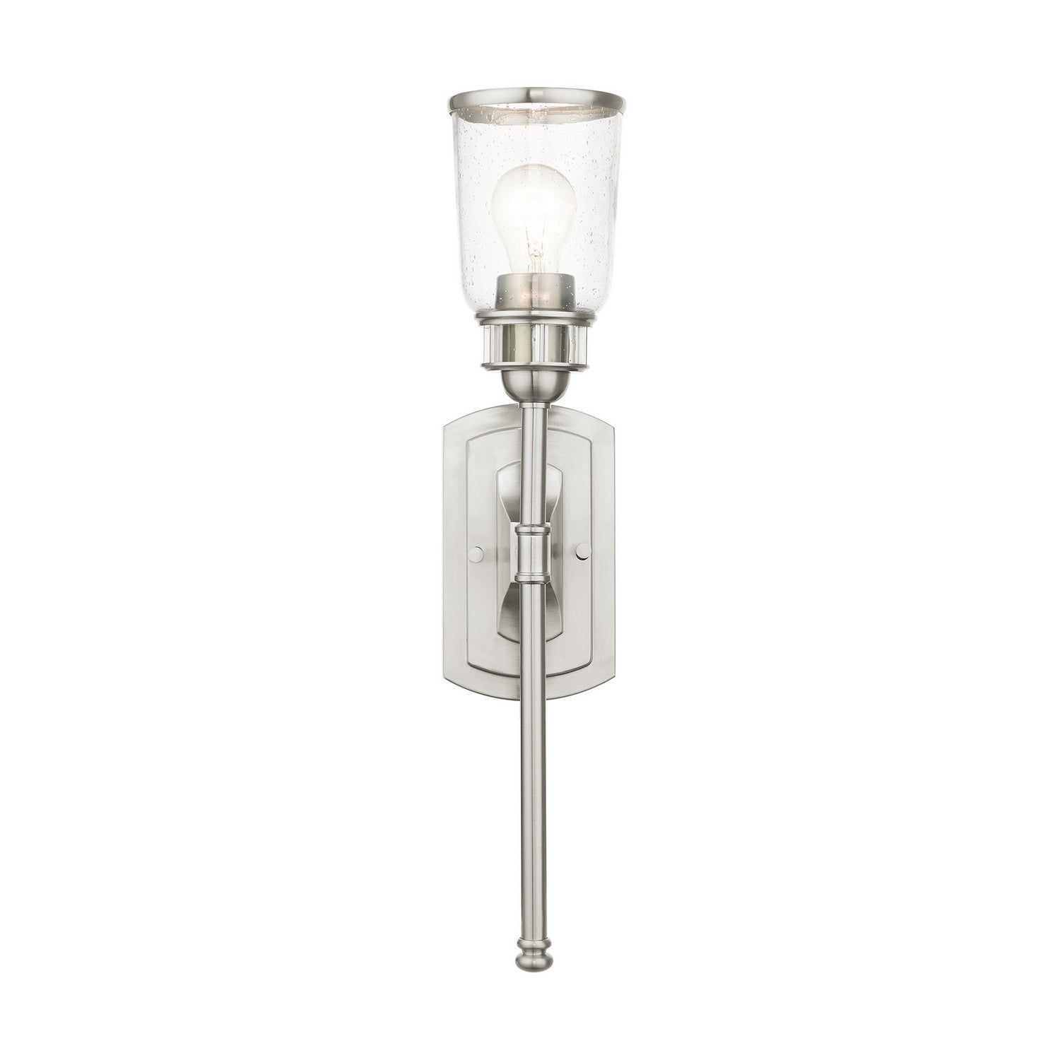 Livex Lighting - 10511-91 - One Light Wall Sconce - Lawrenceville - Brushed Nickel