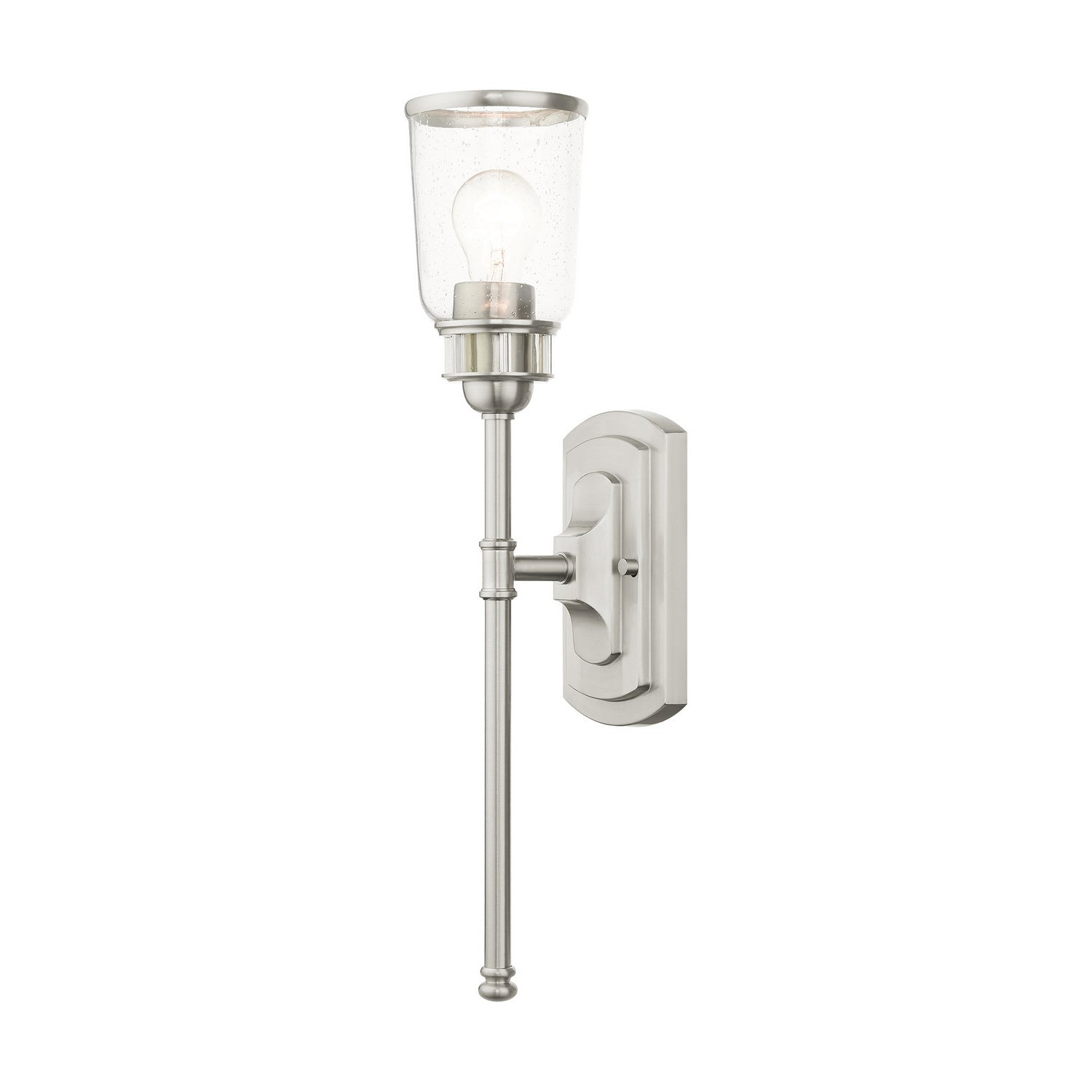Livex Lighting - 10511-91 - One Light Wall Sconce - Lawrenceville - Brushed Nickel