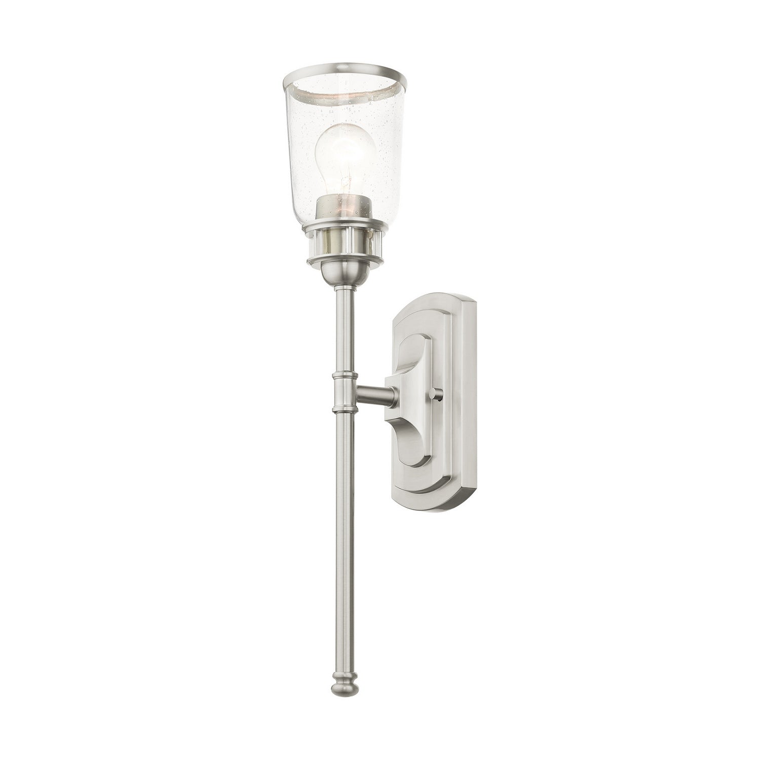 Livex Lighting - 10511-91 - One Light Wall Sconce - Lawrenceville - Brushed Nickel