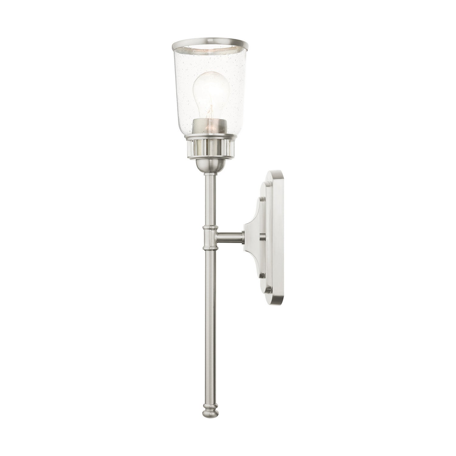 Livex Lighting - 10511-91 - One Light Wall Sconce - Lawrenceville - Brushed Nickel