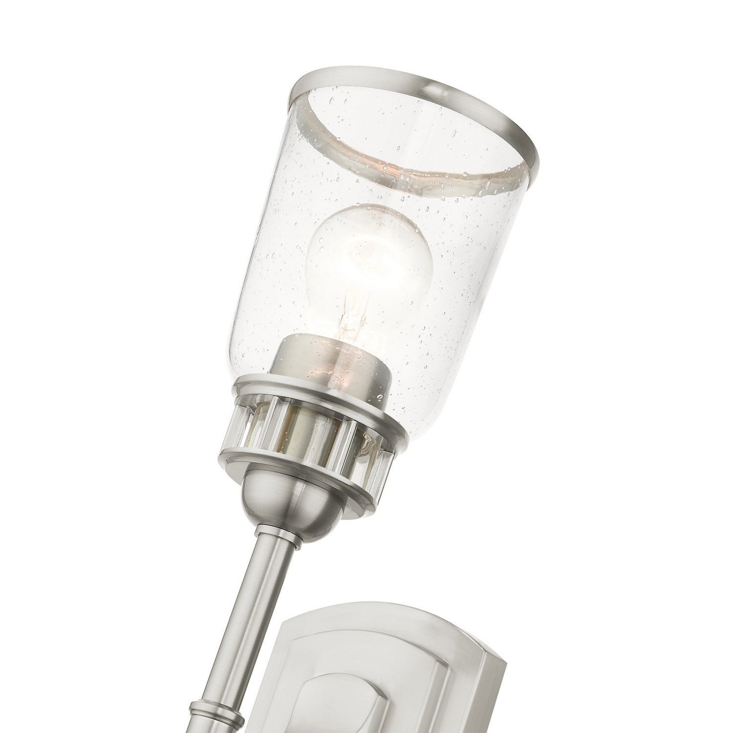 Livex Lighting - 10511-91 - One Light Wall Sconce - Lawrenceville - Brushed Nickel