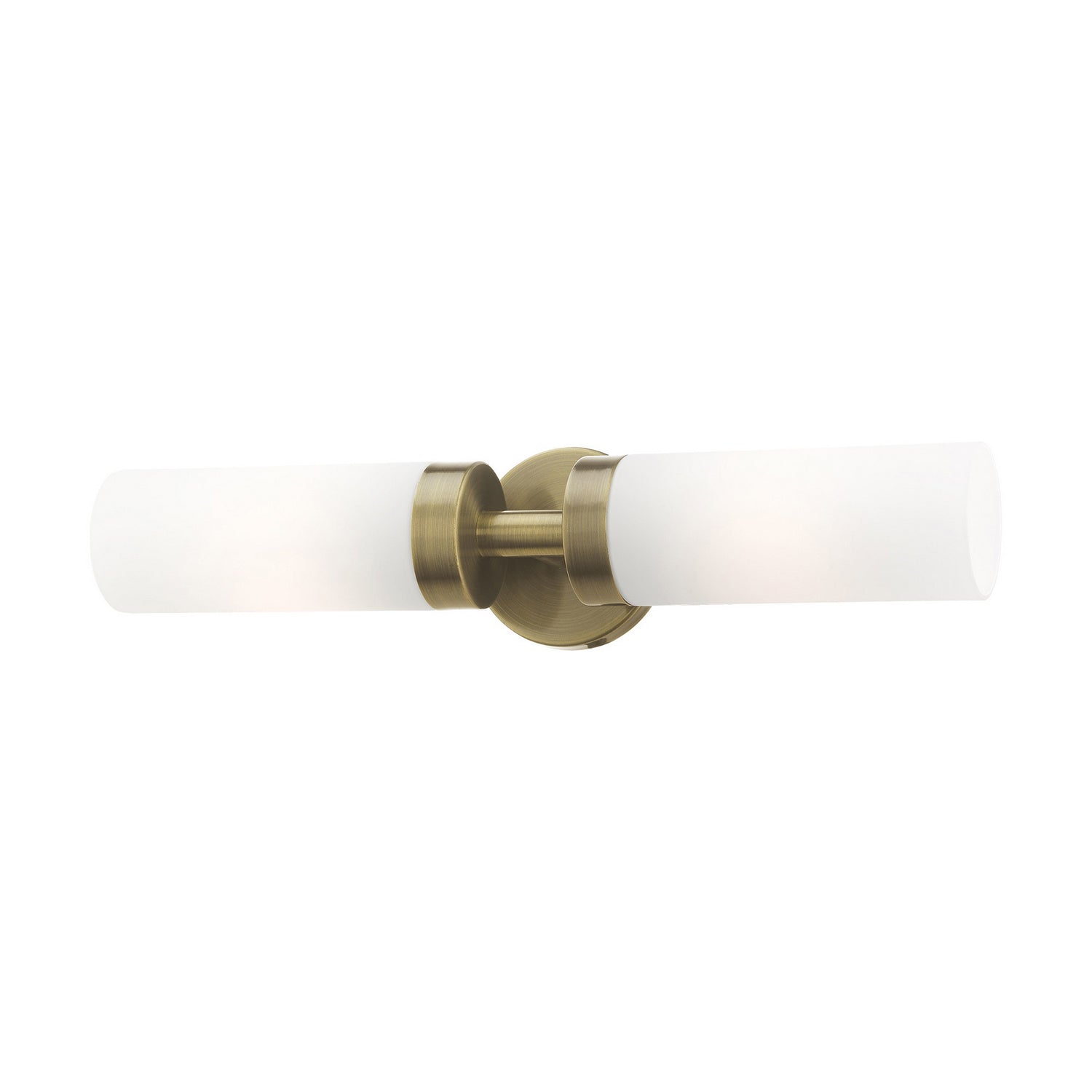 Livex Lighting - 15072-01 - Two Light Vanity - Aero - Antique Brass