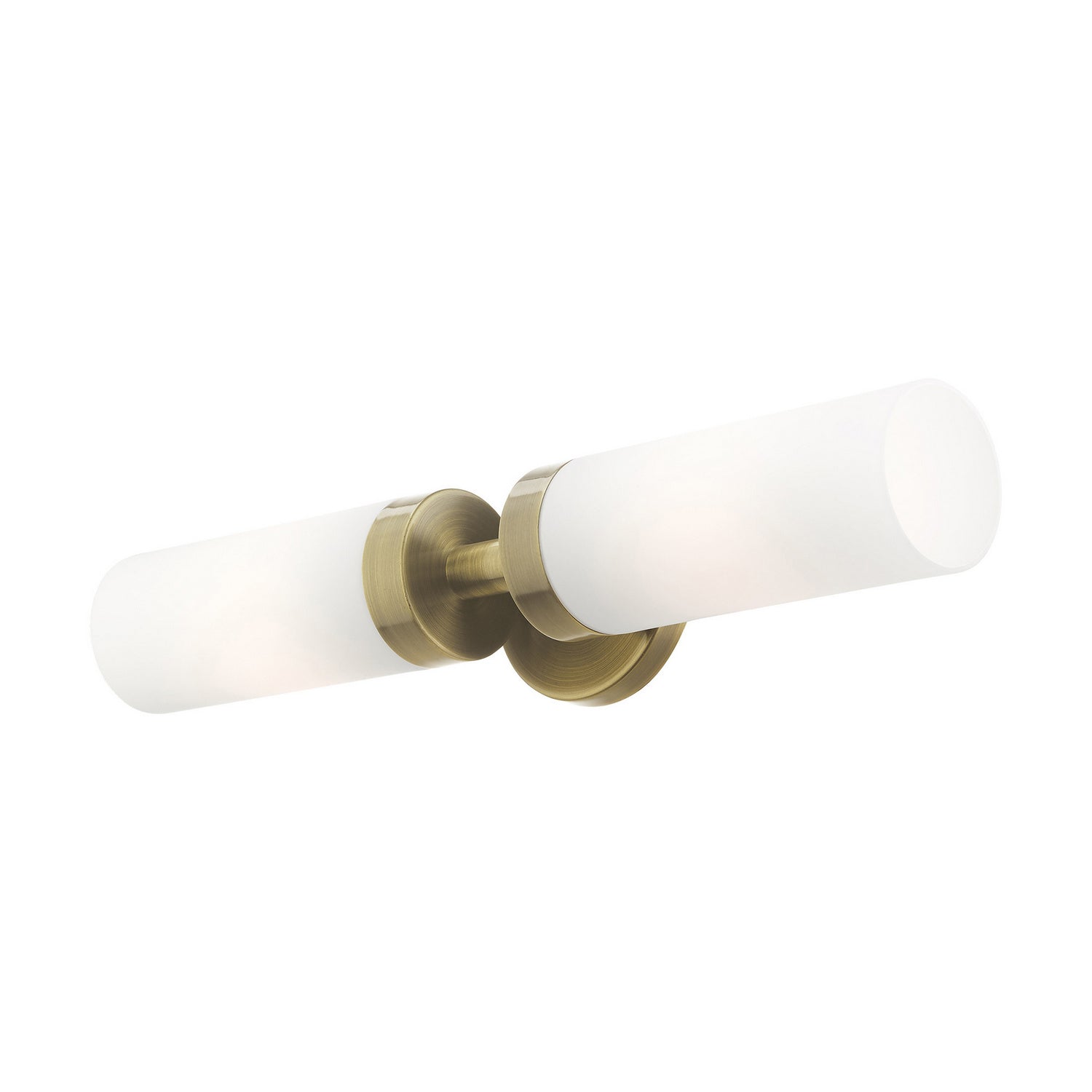 Livex Lighting - 15072-01 - Two Light Vanity - Aero - Antique Brass