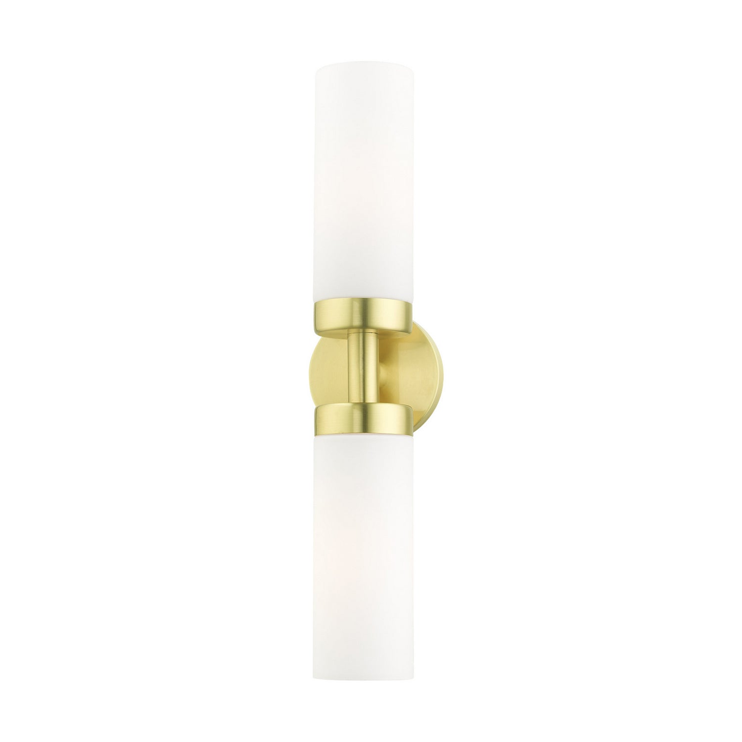 Livex Lighting - 15072-12 - Two Light Vanity - Aero - Satin Brass