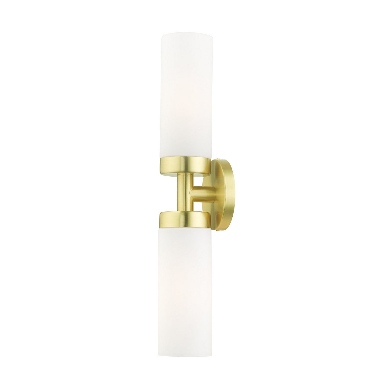 Livex Lighting - 15072-12 - Two Light Vanity - Aero - Satin Brass