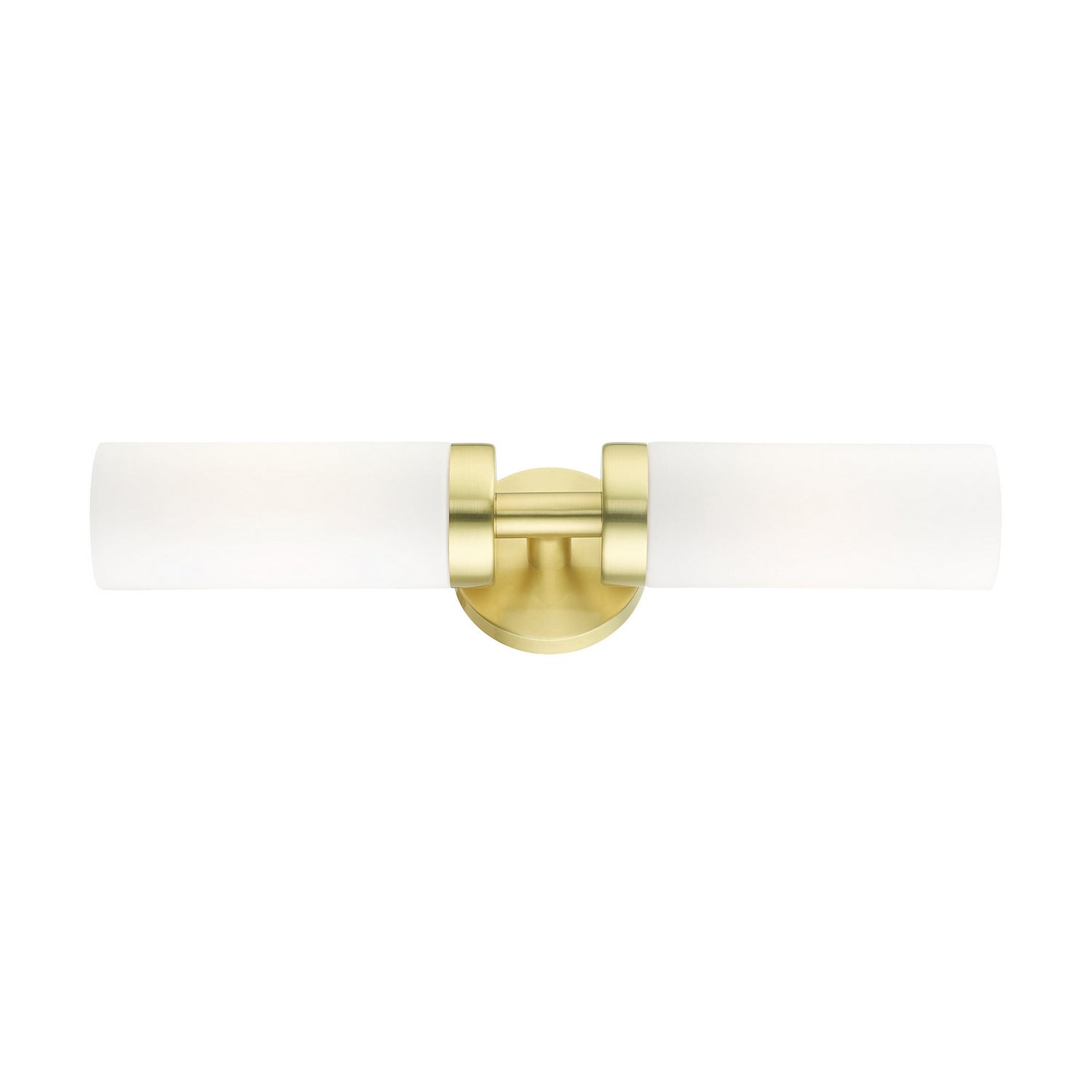 Livex Lighting - 15072-12 - Two Light Vanity - Aero - Satin Brass