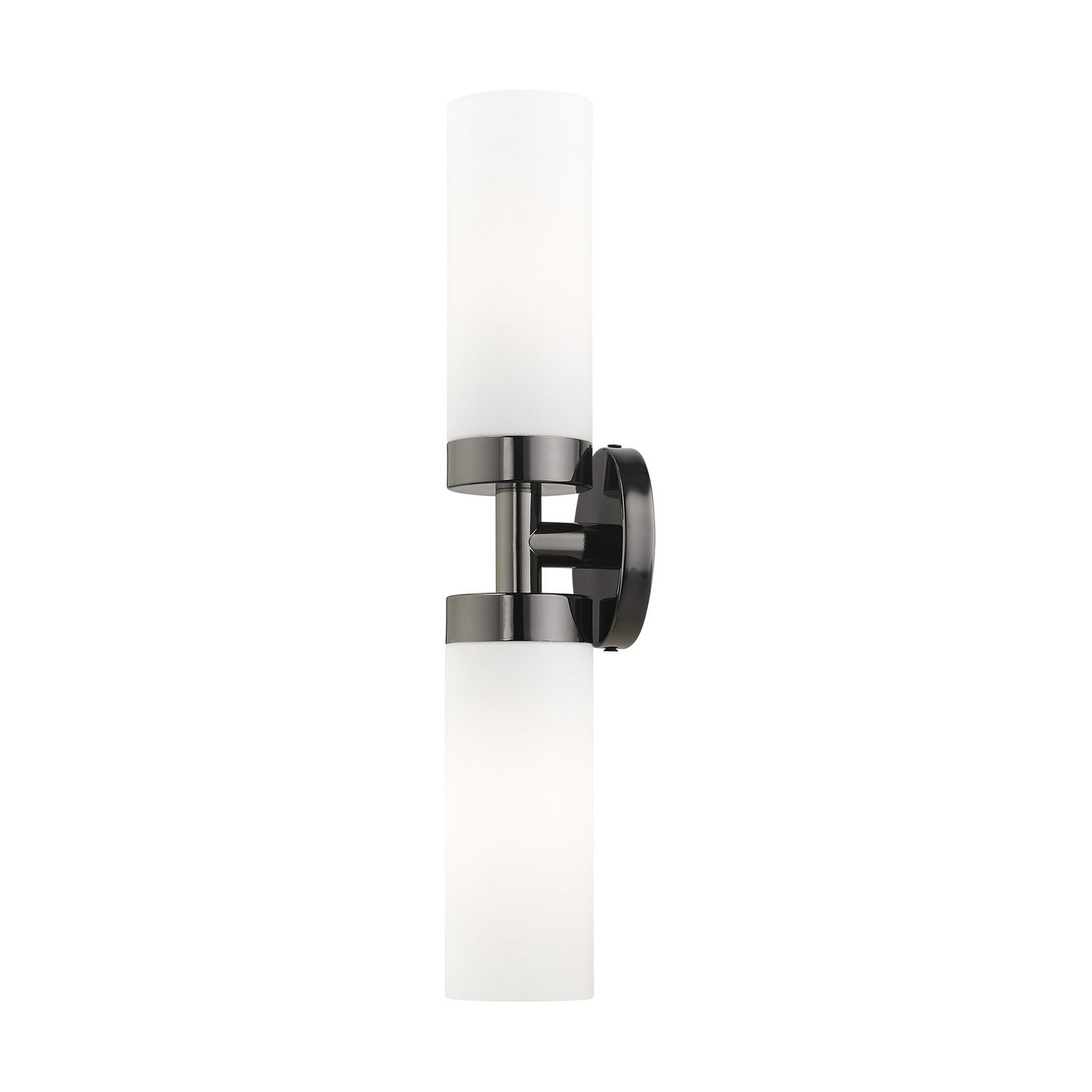 Livex Lighting - 15072-46 - Two Light Vanity - Aero - Black Chrome