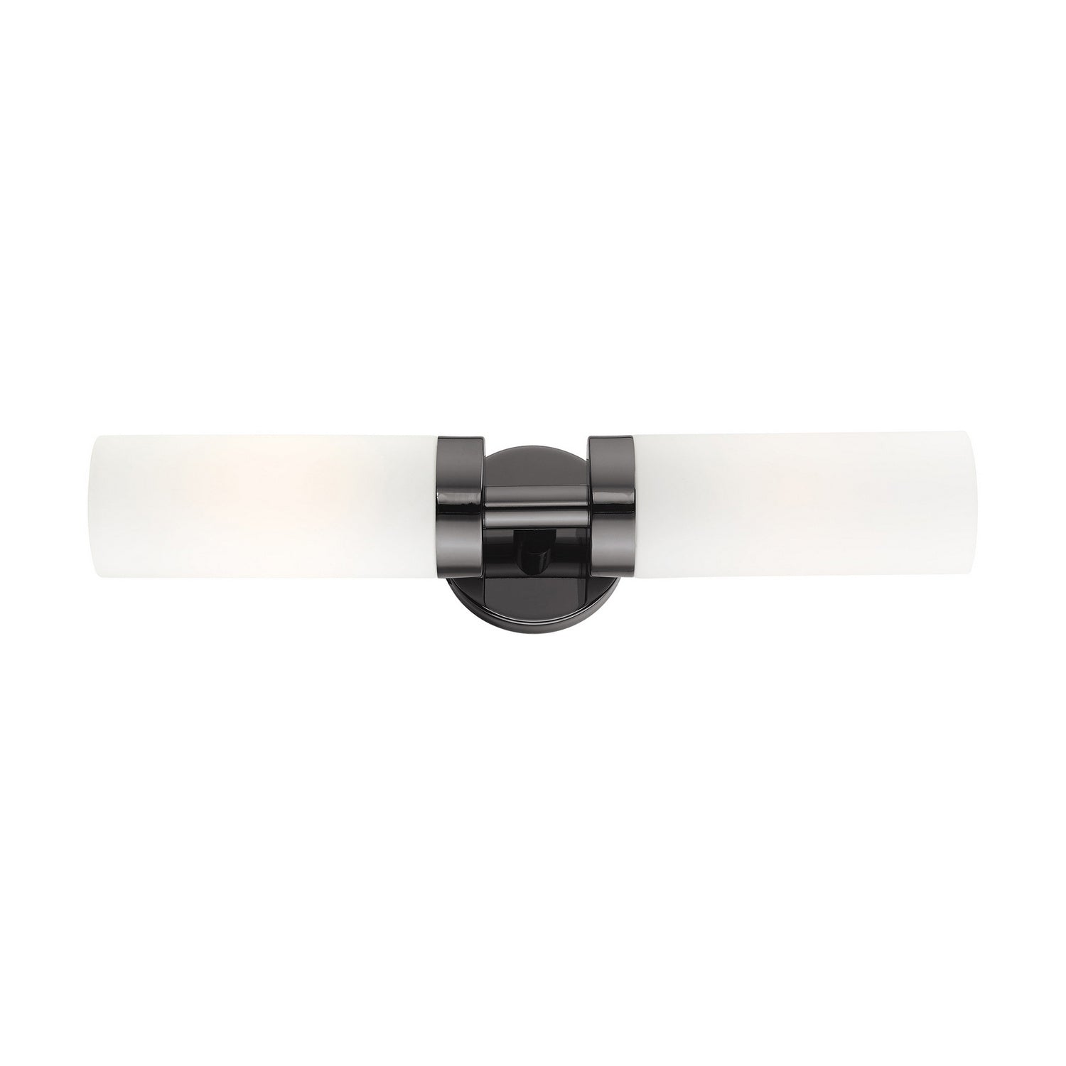 Livex Lighting - 15072-46 - Two Light Vanity - Aero - Black Chrome