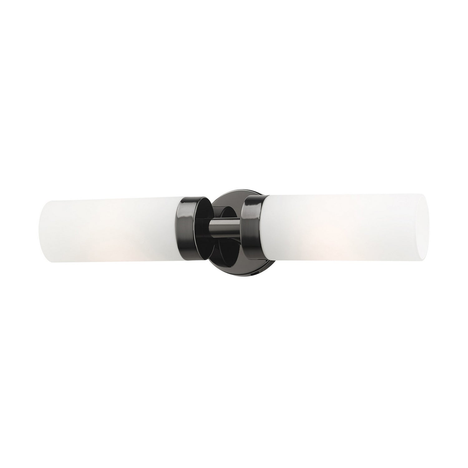 Livex Lighting - 15072-46 - Two Light Vanity - Aero - Black Chrome