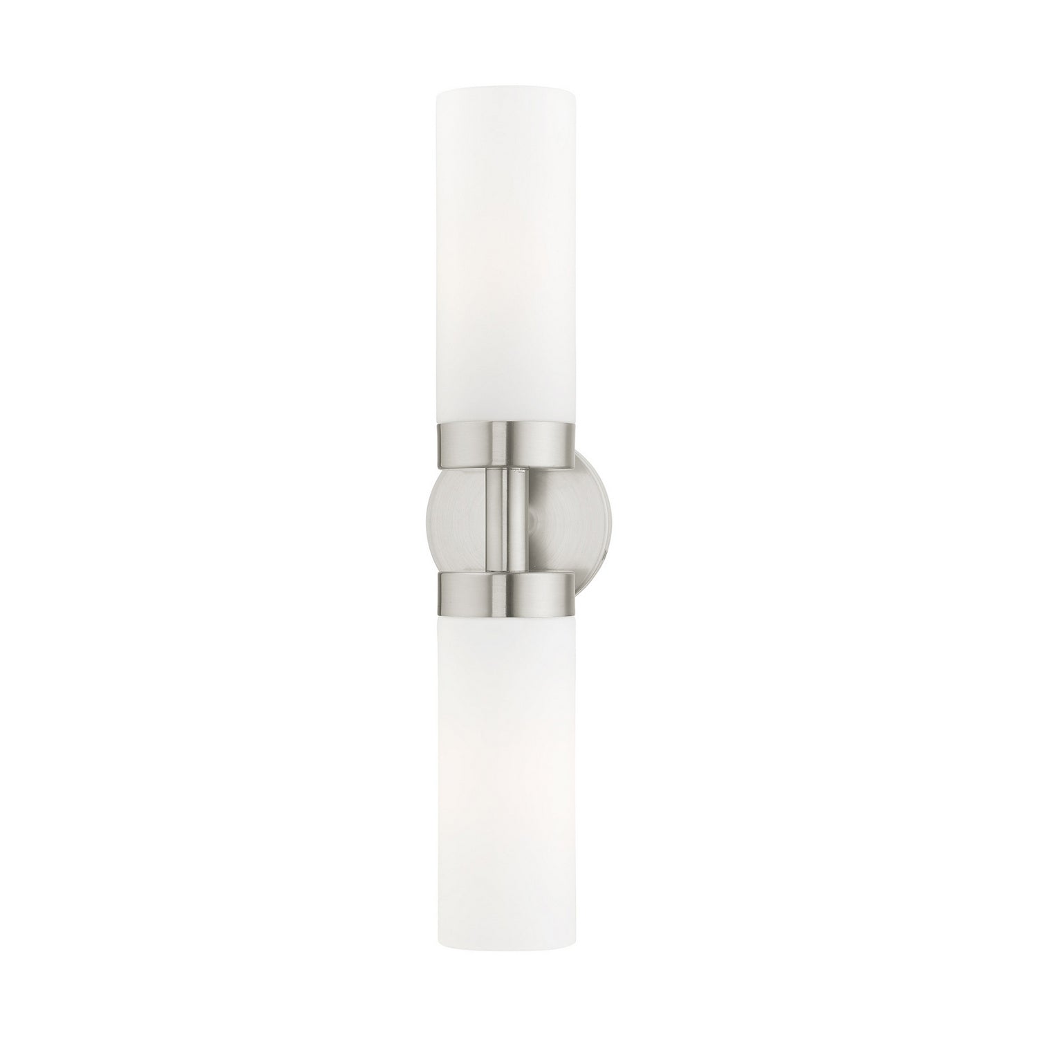 Livex Lighting - 15072-91 - Two Light Vanity - Aero - Brushed Nickel