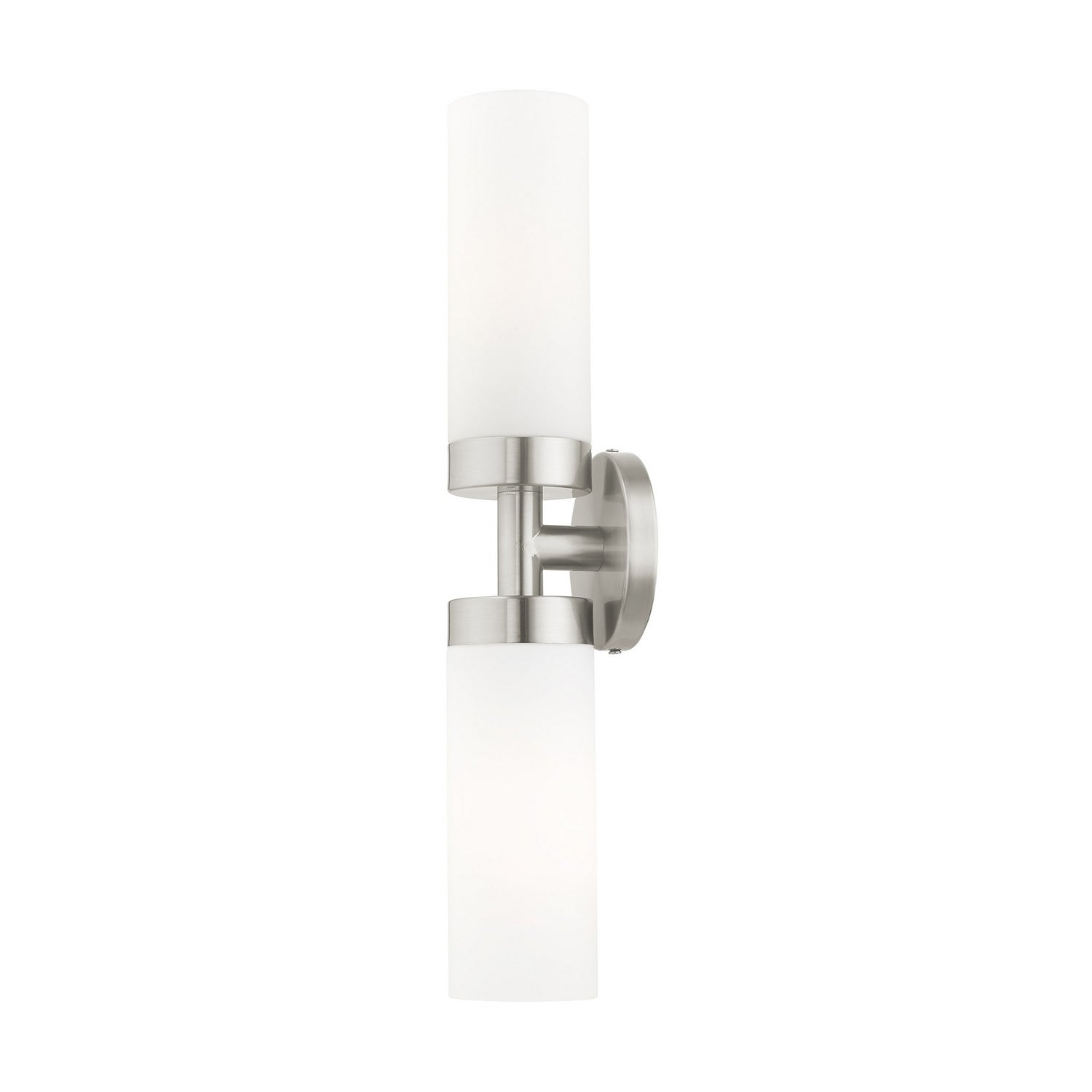 Livex Lighting - 15072-91 - Two Light Vanity - Aero - Brushed Nickel