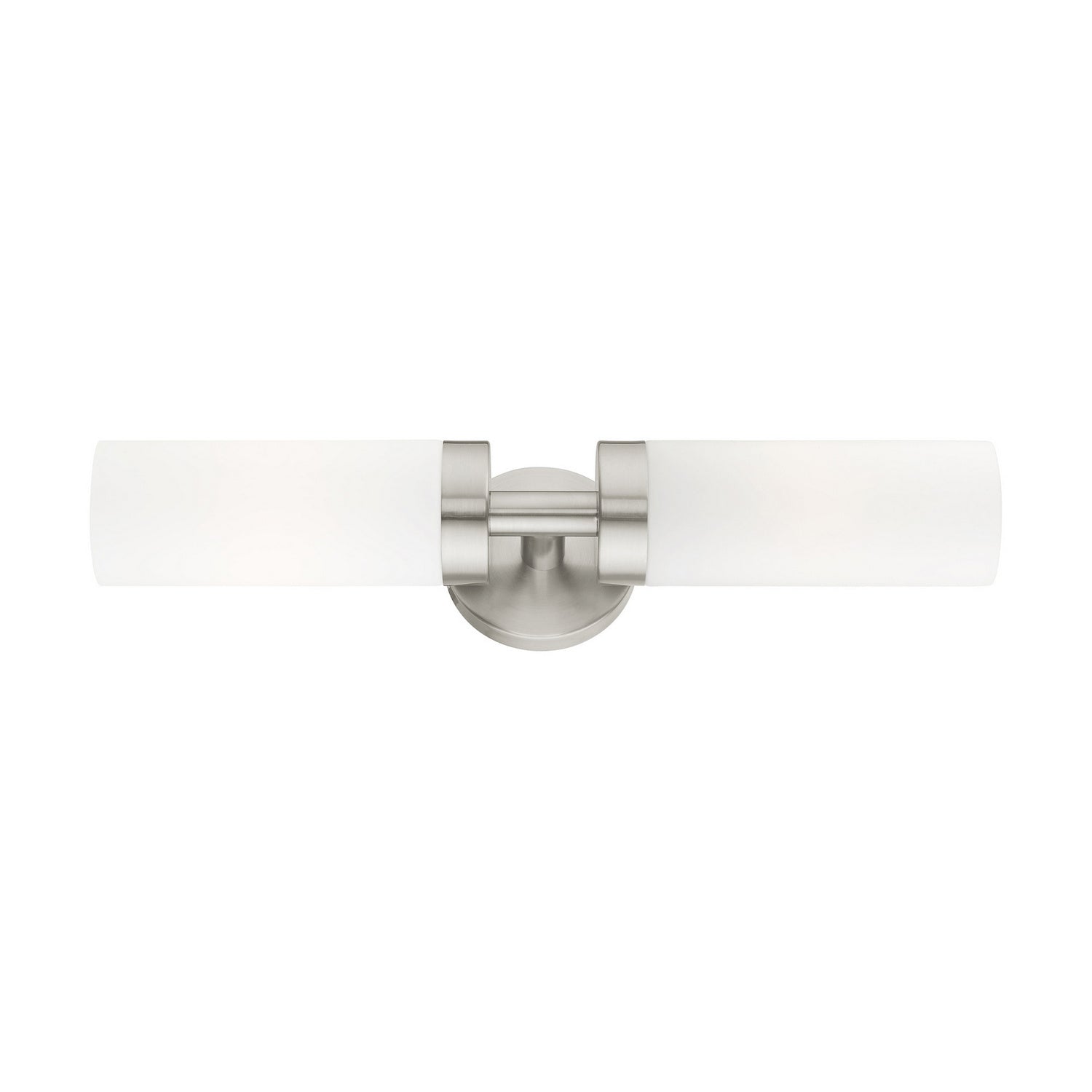Livex Lighting - 15072-91 - Two Light Vanity - Aero - Brushed Nickel