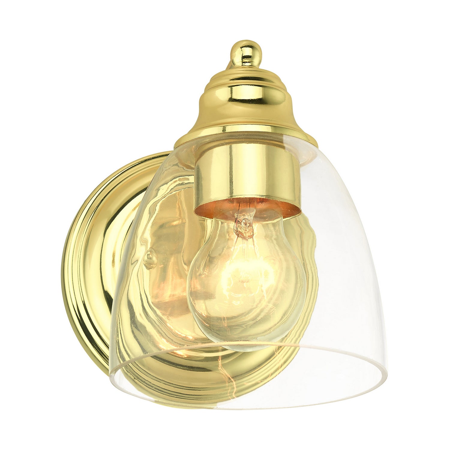 Livex Lighting - 15131-02 - One Light Vanity - Montgomery - Polished Brass