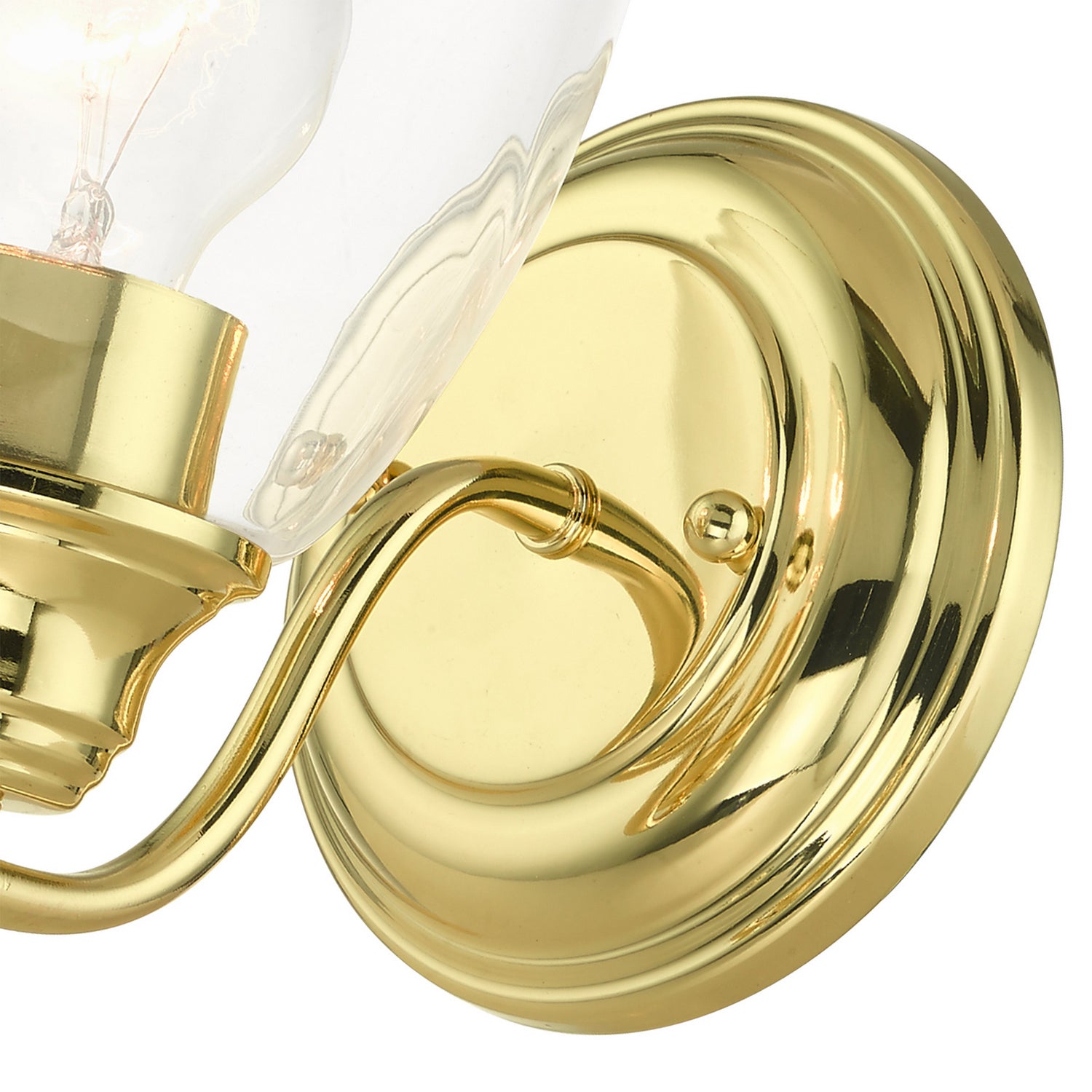 Livex Lighting - 15131-02 - One Light Vanity - Montgomery - Polished Brass
