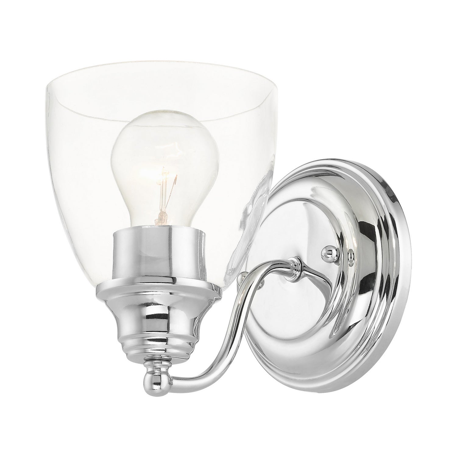 Livex Lighting - 15131-05 - One Light Vanity - Montgomery - Polished Chrome