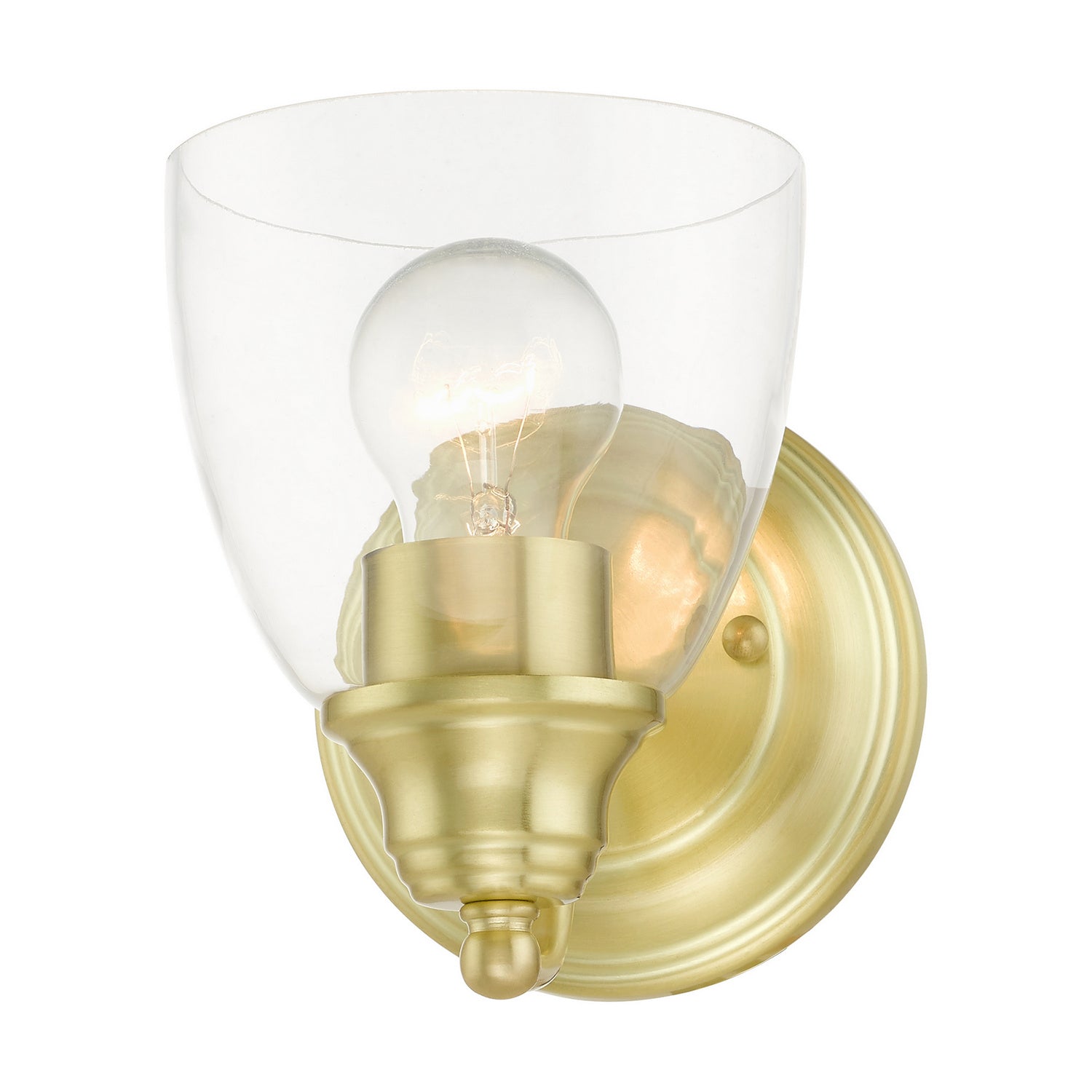 Livex Lighting - 15131-12 - One Light Vanity - Montgomery - Satin Brass