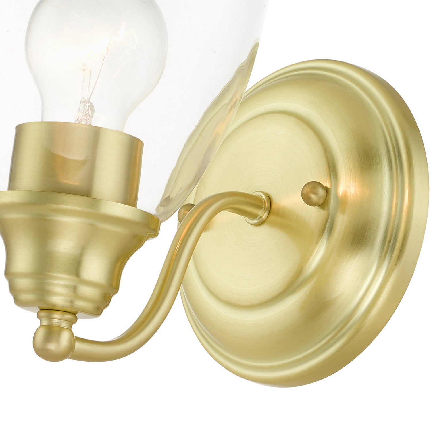 Livex Lighting - 15131-12 - One Light Vanity - Montgomery - Satin Brass